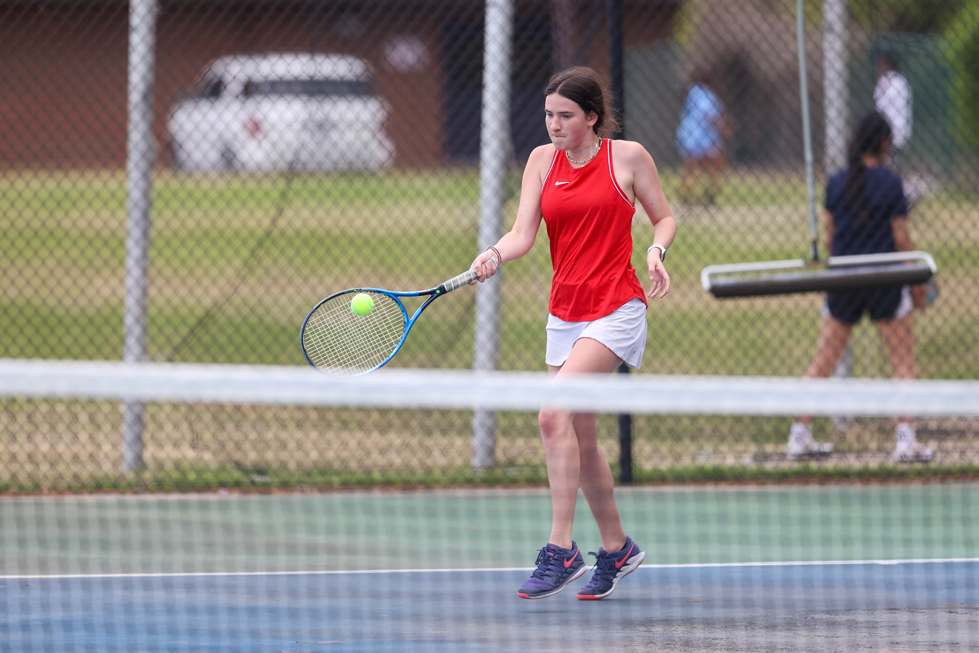 SBA Tennis vs Houston on Thursday, April 13, 2023. (Ryan Beatty Photo)