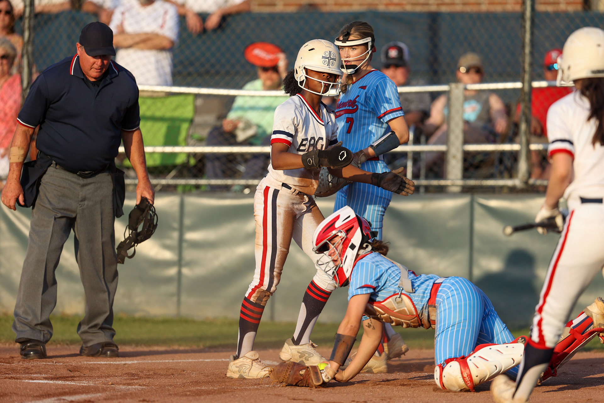 St. Benedict Softball vs TRA at St. Benedict At Auburndale on May 10, 2022 in the DII-AA Regional Softball Tournament. (Ryan Beatty/SBA)