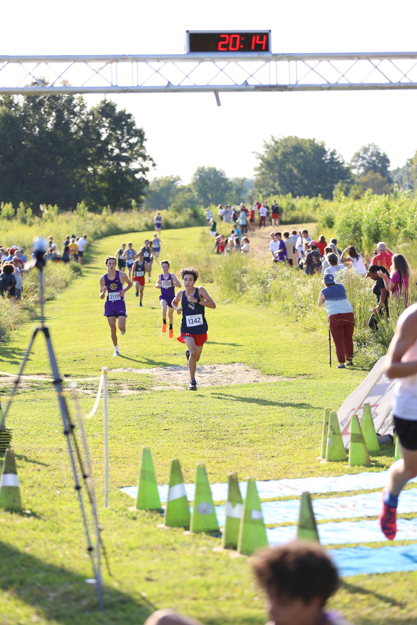 St. Benedict Cross Country MYA Meet 1 at Shelby Farms on Wednesday, September 14, 2022. (Ryan Beatty/SBA)