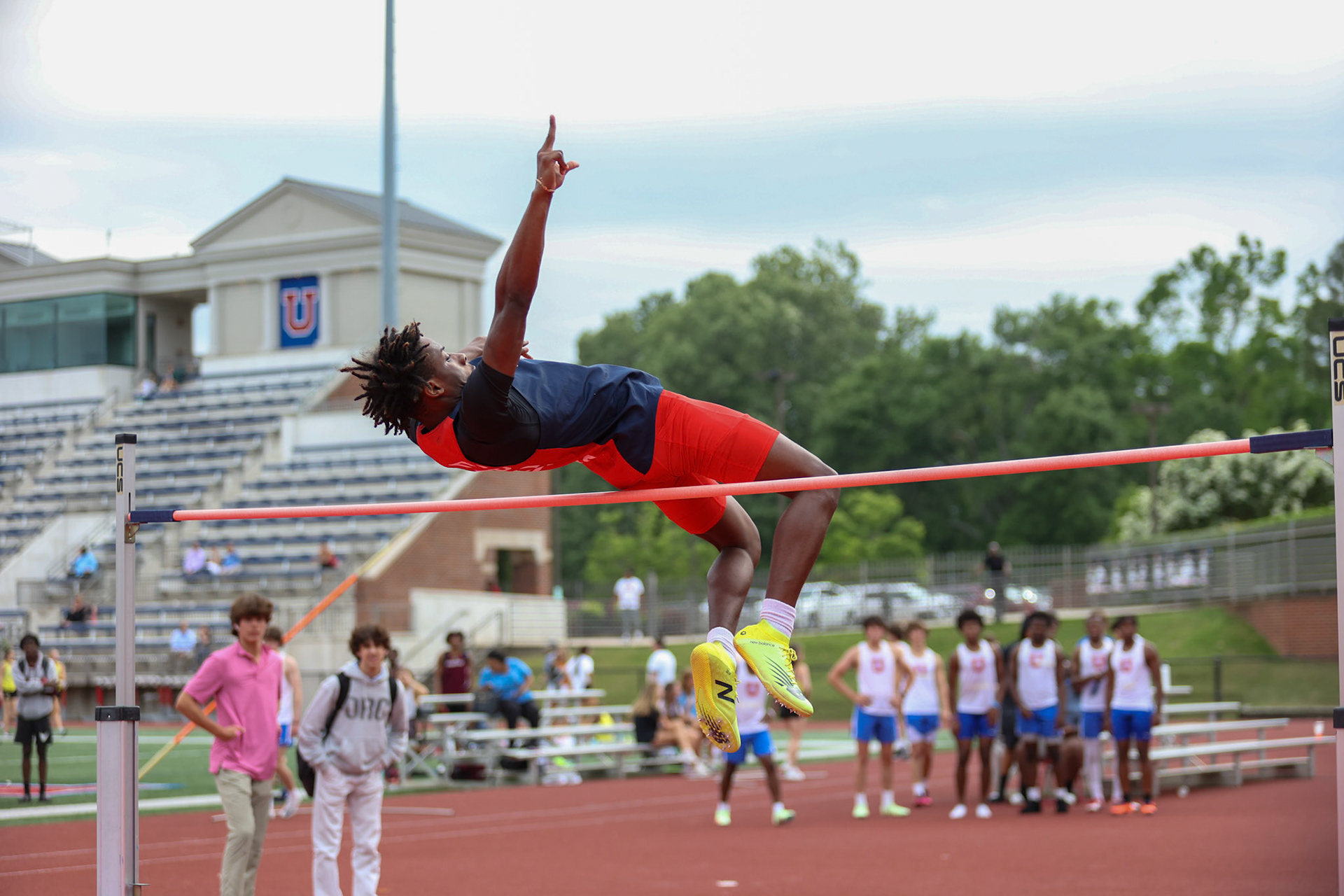 St. Benedict Track at Memphis University School in Memphis, TN on May 3, 2022. (Ryan Beatty/SBA)
