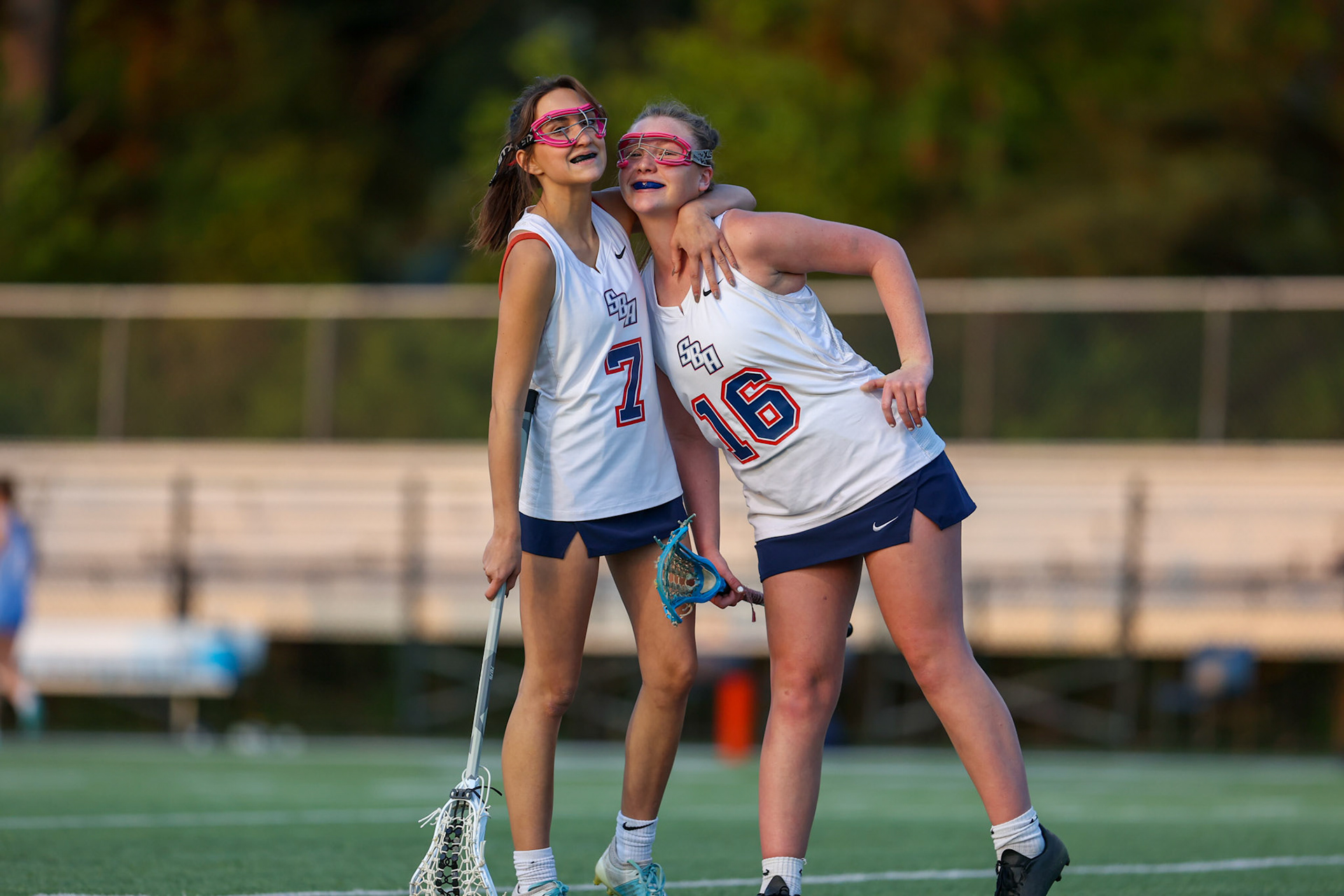 St. Benedict Girls Lacrosse vs St. Agnes on Senior Night at St. Benedict at Auburndale in Memphis, TN on April 19, 2022. (Ryan Beatty/SBA)