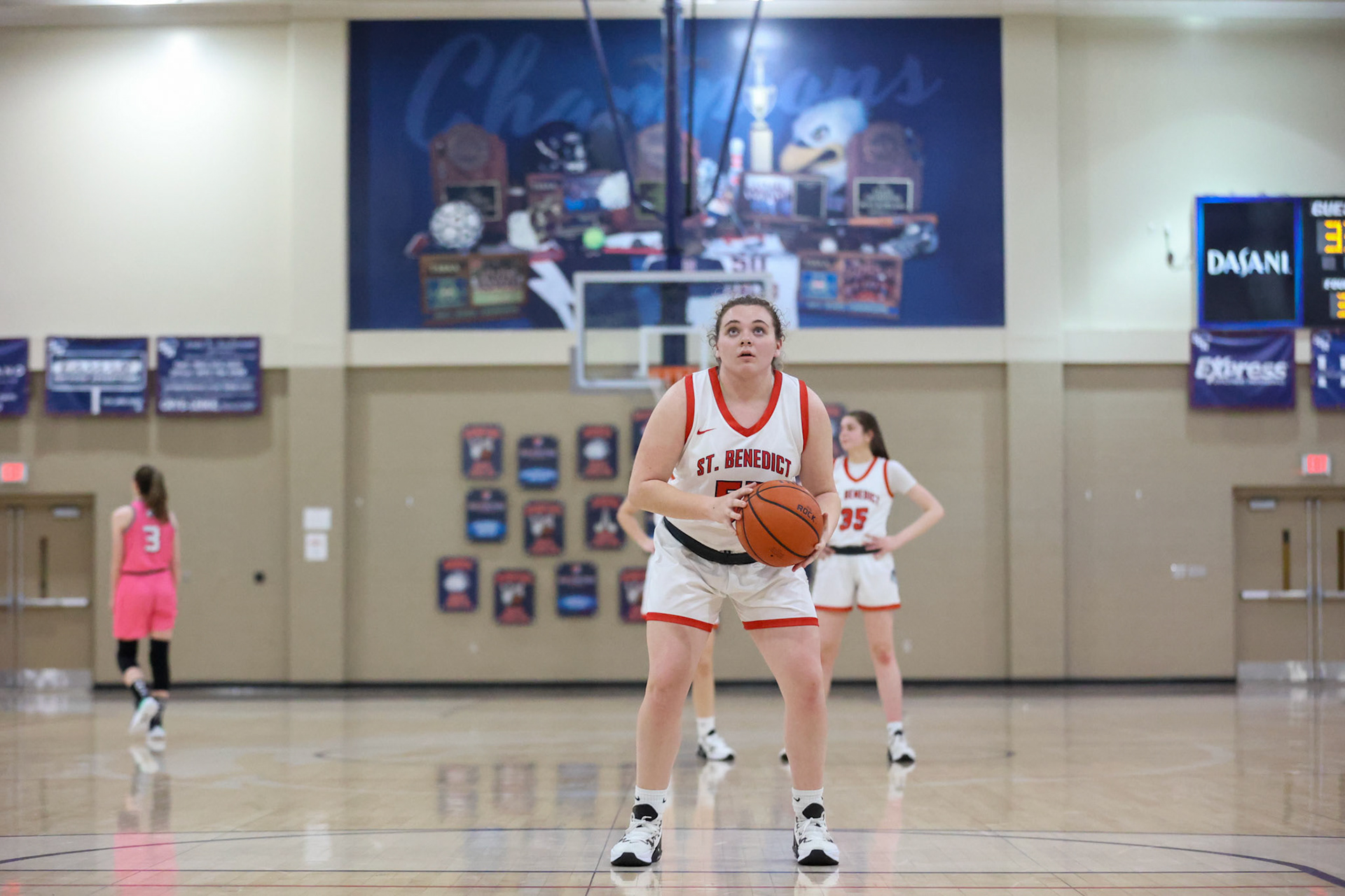 SBA Girls Basketball vs MHEA. (Ryan Beatty Photo)