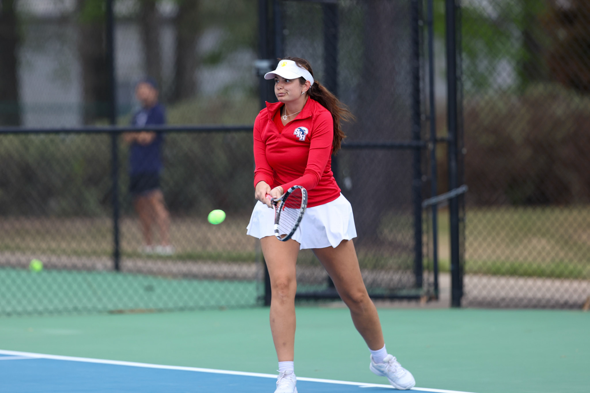 SBA Tennis vs Houston on Thursday, April 13, 2023. (Ryan Beatty Photo)