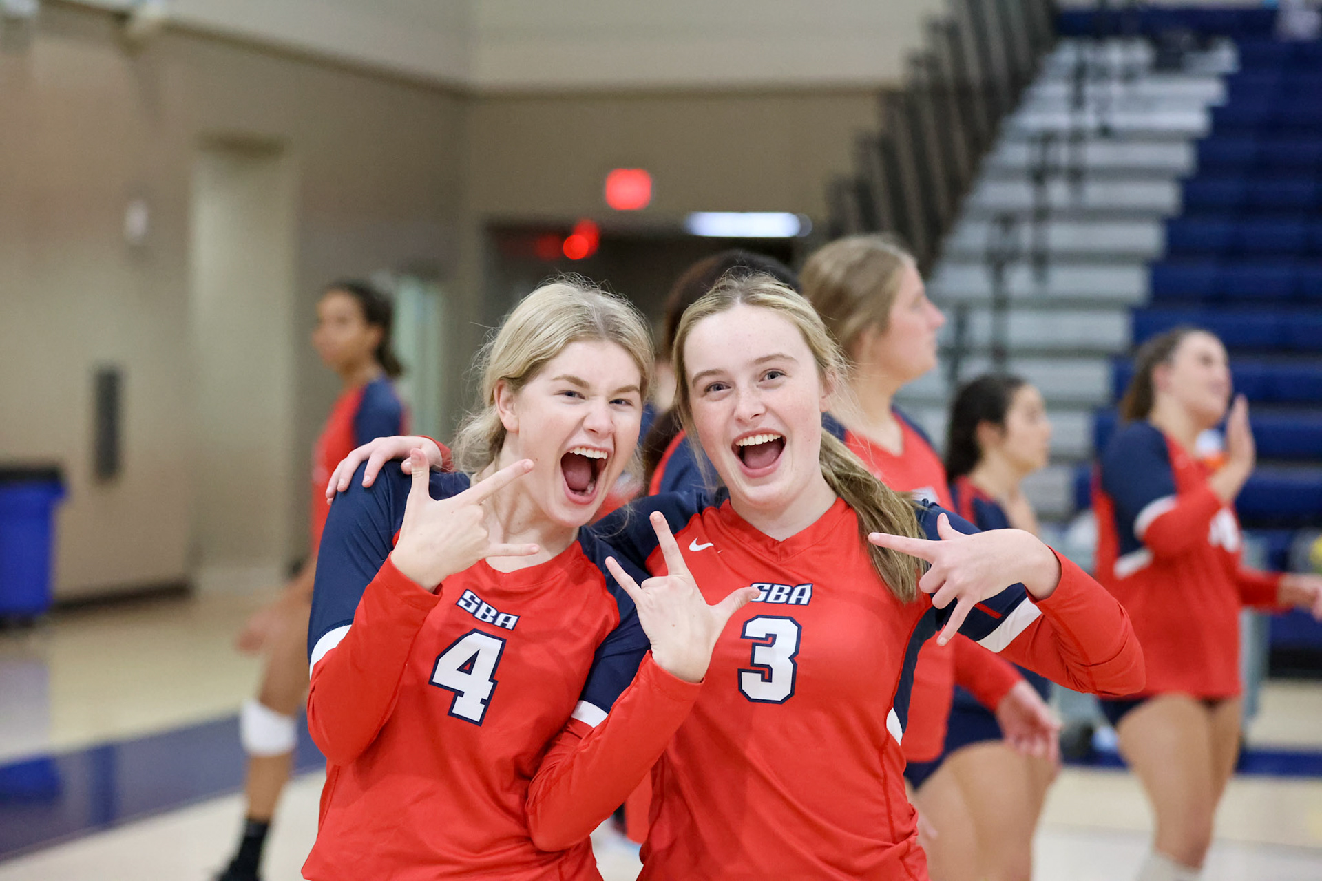 St. Benedict Volleyball vs Hutchison at St. Benedict on Tuesday, September 13, 2022. (Ryan Beatty/SBA)
