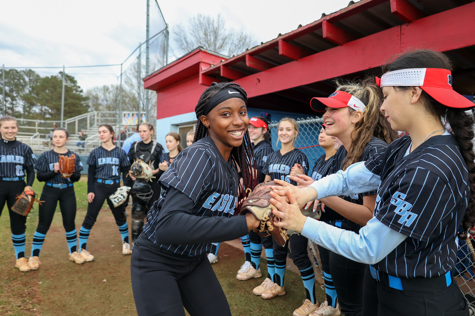St. Benedict Softball vs St. Agnes Academy on Wednesday April 6, 2022 at St. Benedict At Auburndale High School in Memphis, TN. (Ryan Beatty/SBA)