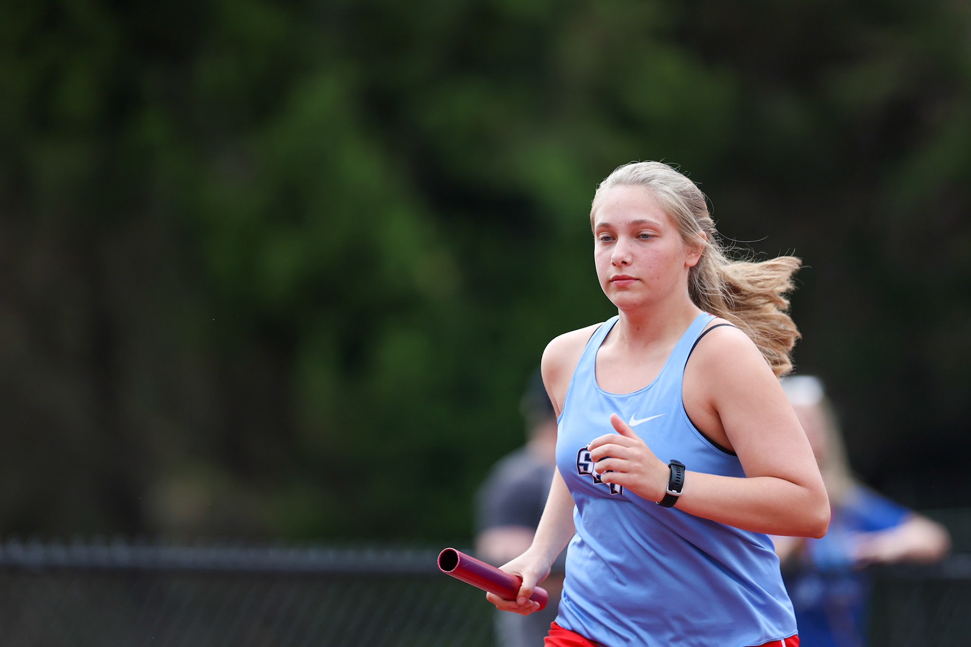 St. Benedict Track at Memphis University School in Memphis, TN on May 3, 2022. (Ryan Beatty/SBA)