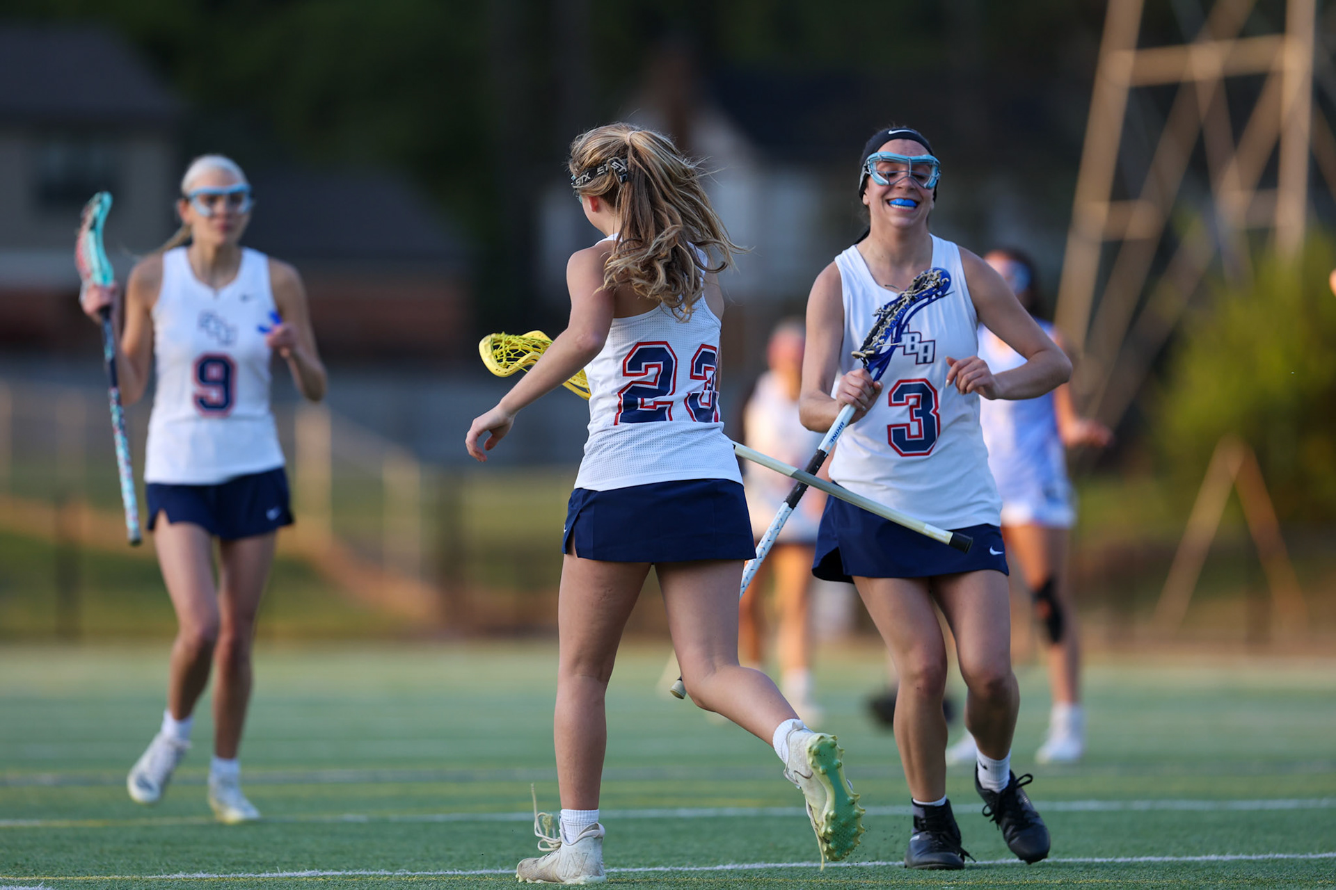 St. Benedict Girls Lacrosse vs St. Agnes on Senior Night at St. Benedict at Auburndale in Memphis, TN on April 19, 2022. (Ryan Beatty/SBA)