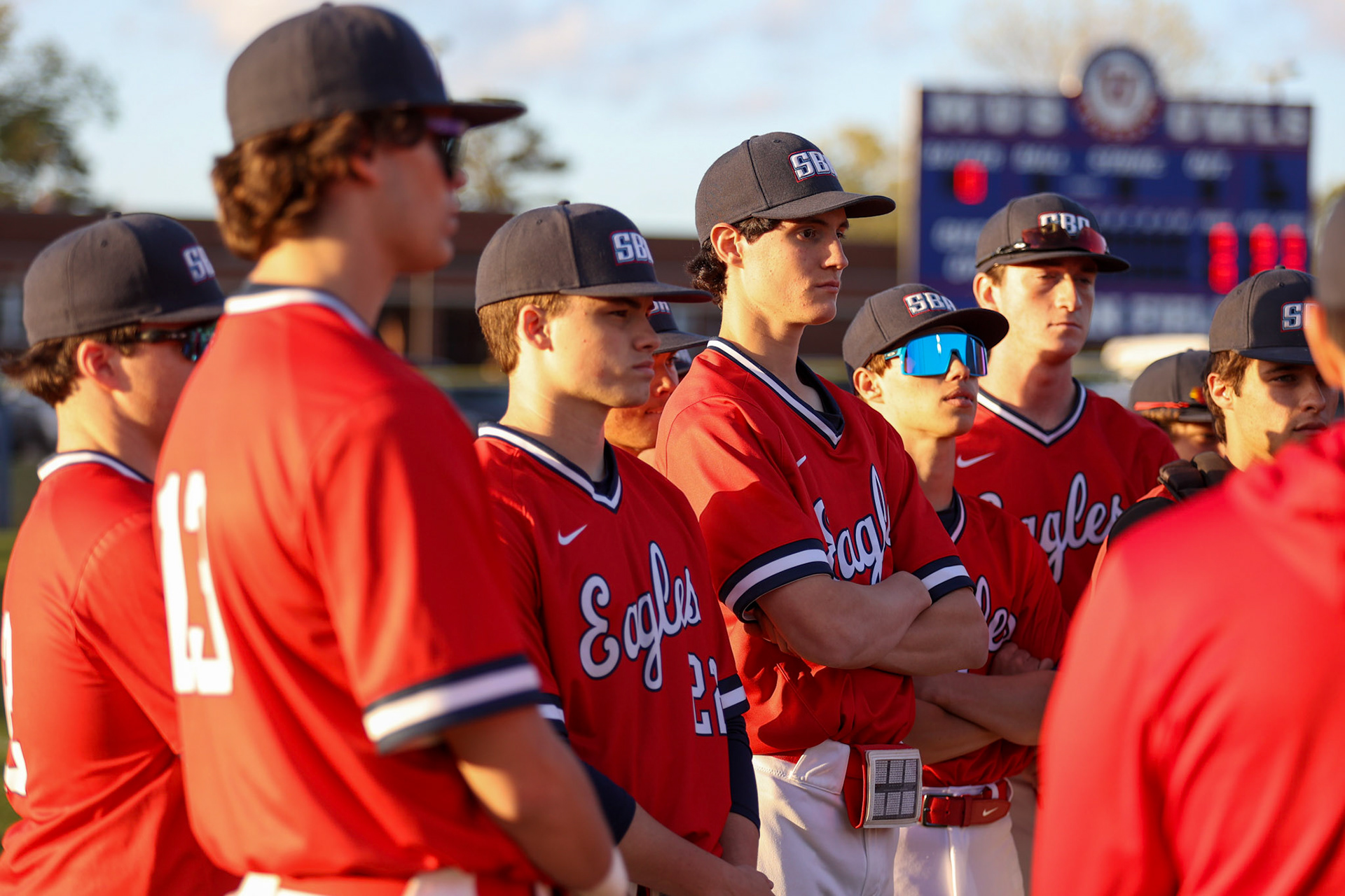 St. Benedict Baseball at MUS. (Ryan Beatty/SBA)