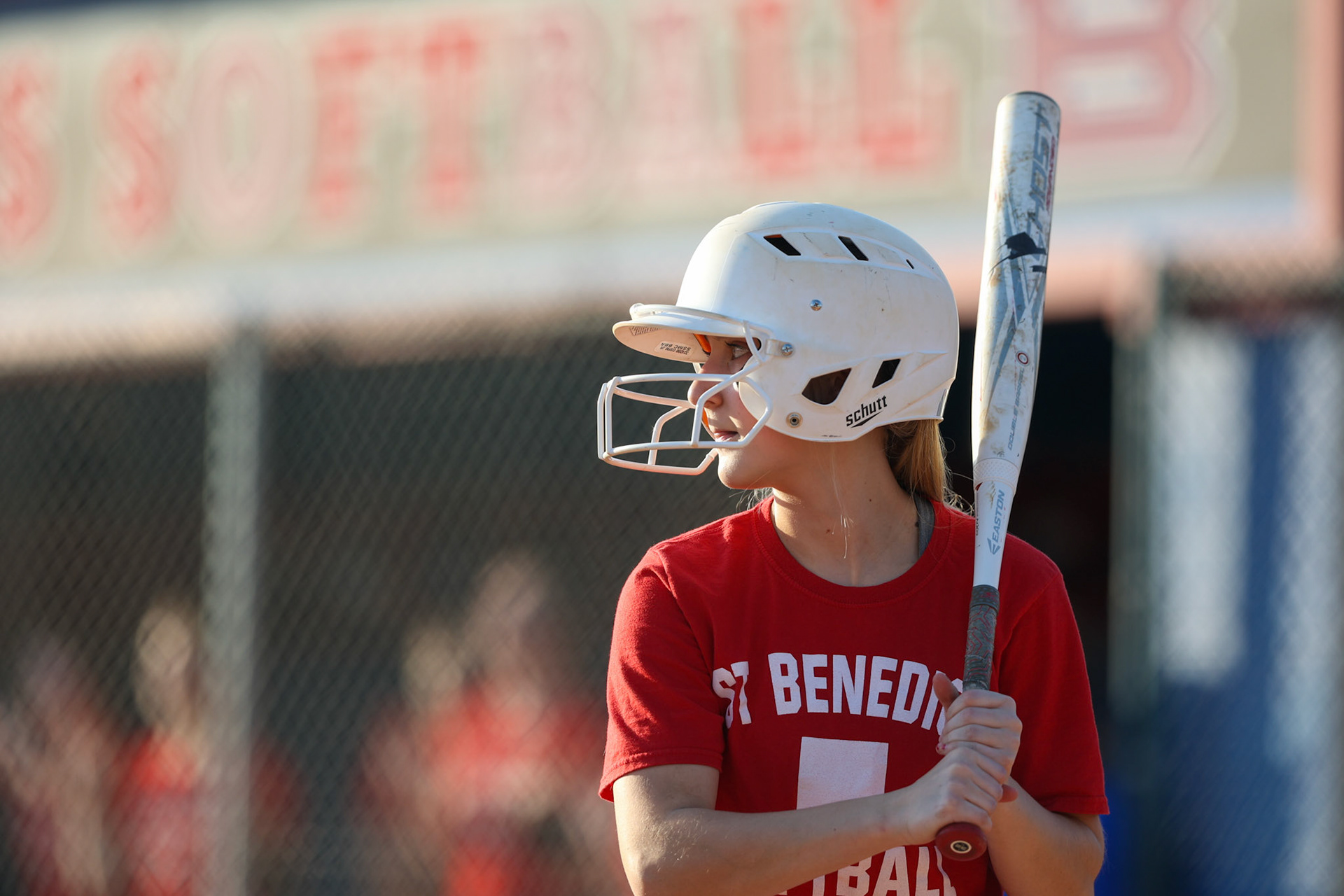 St. Benedict Softball vs Bartlett High School on March 3, 2022 at W.J. Freeman Park in Memphis, TN (Ryan Beatty/SBA)