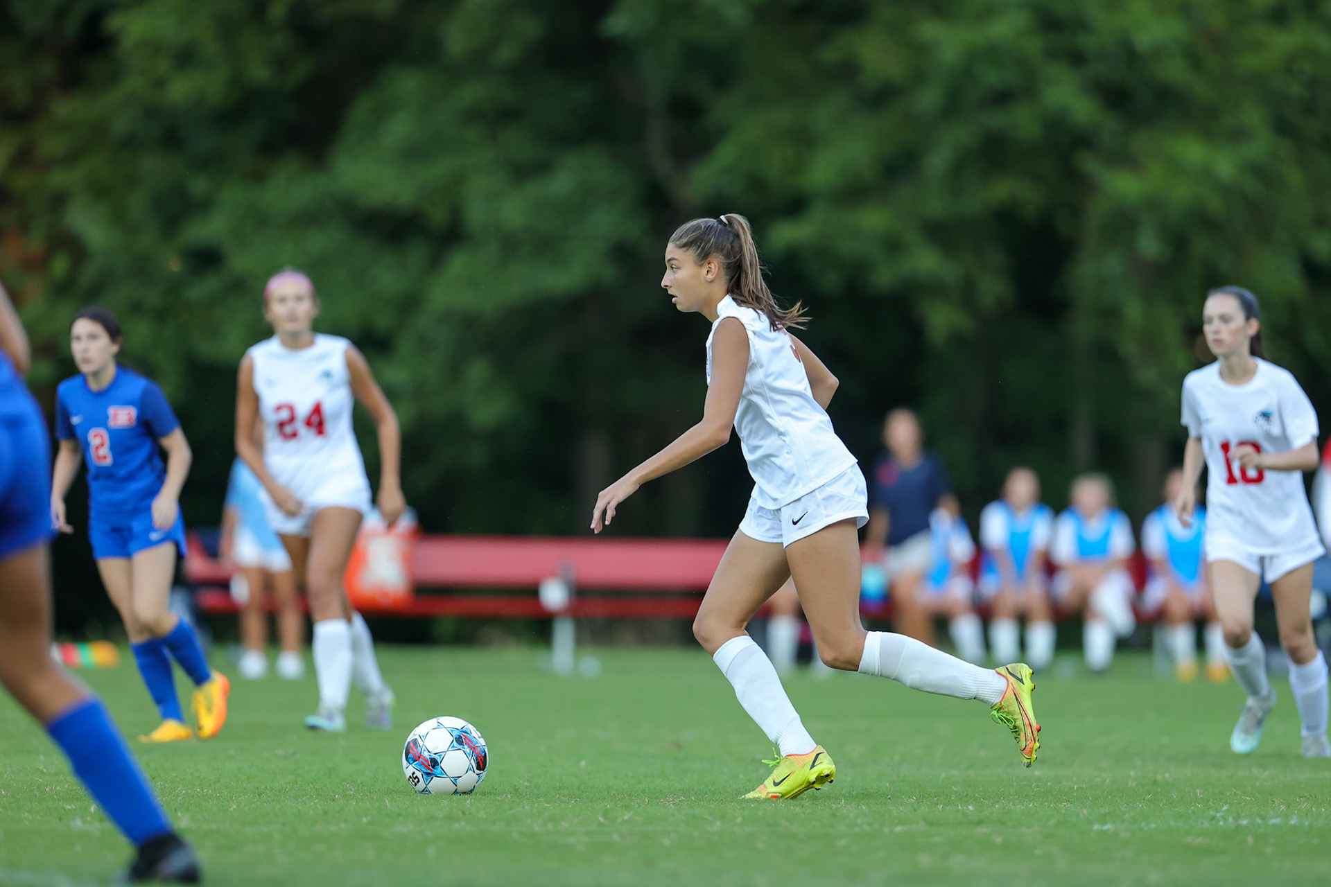 SBA Soccer vs Bartlett at Bartlett High School on Thursday, August 18, 2022. (Ryan Beatty/SBA)