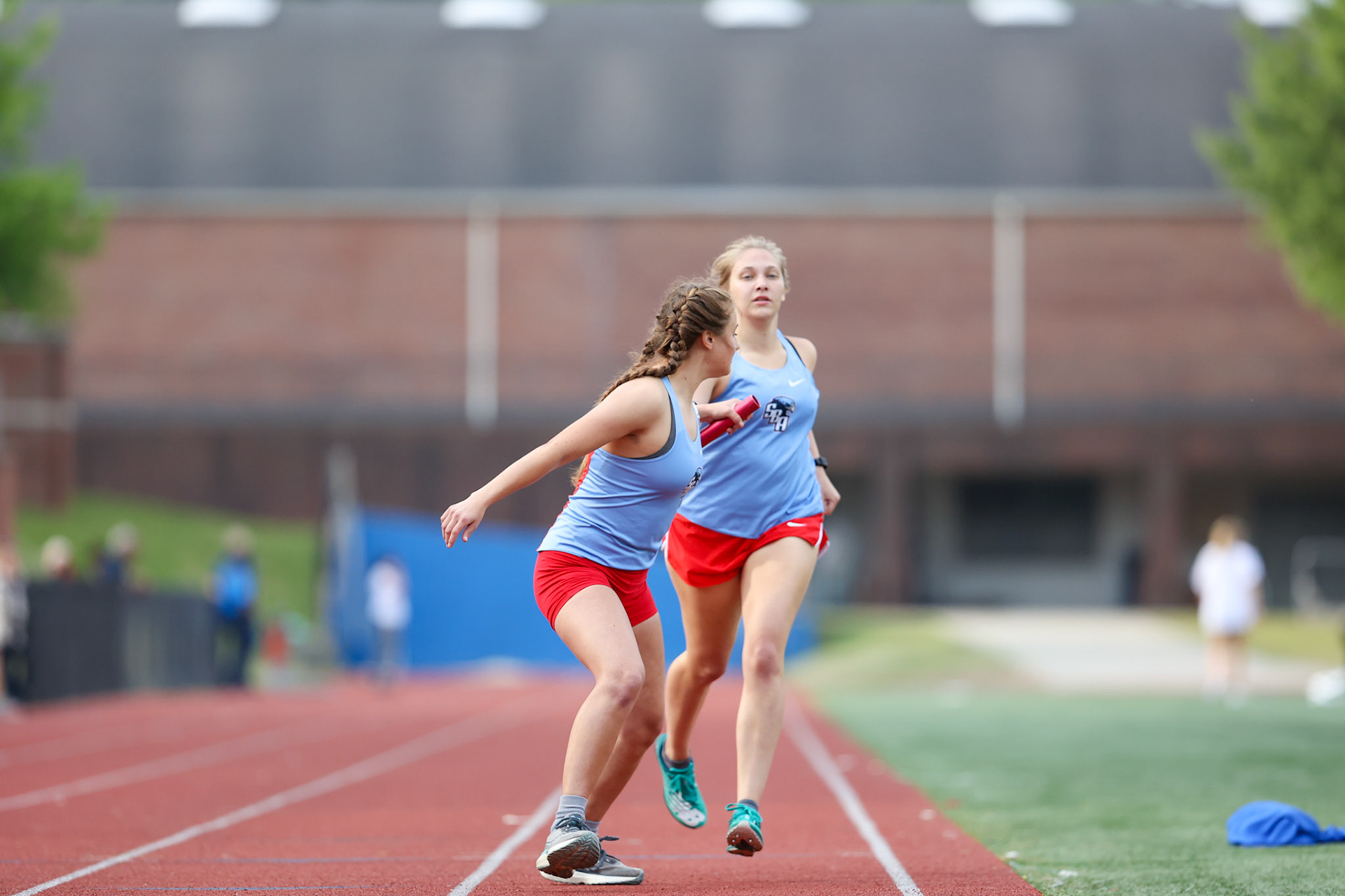 St. Benedict Track at Memphis University School in Memphis, TN on May 3, 2022. (Ryan Beatty/SBA)