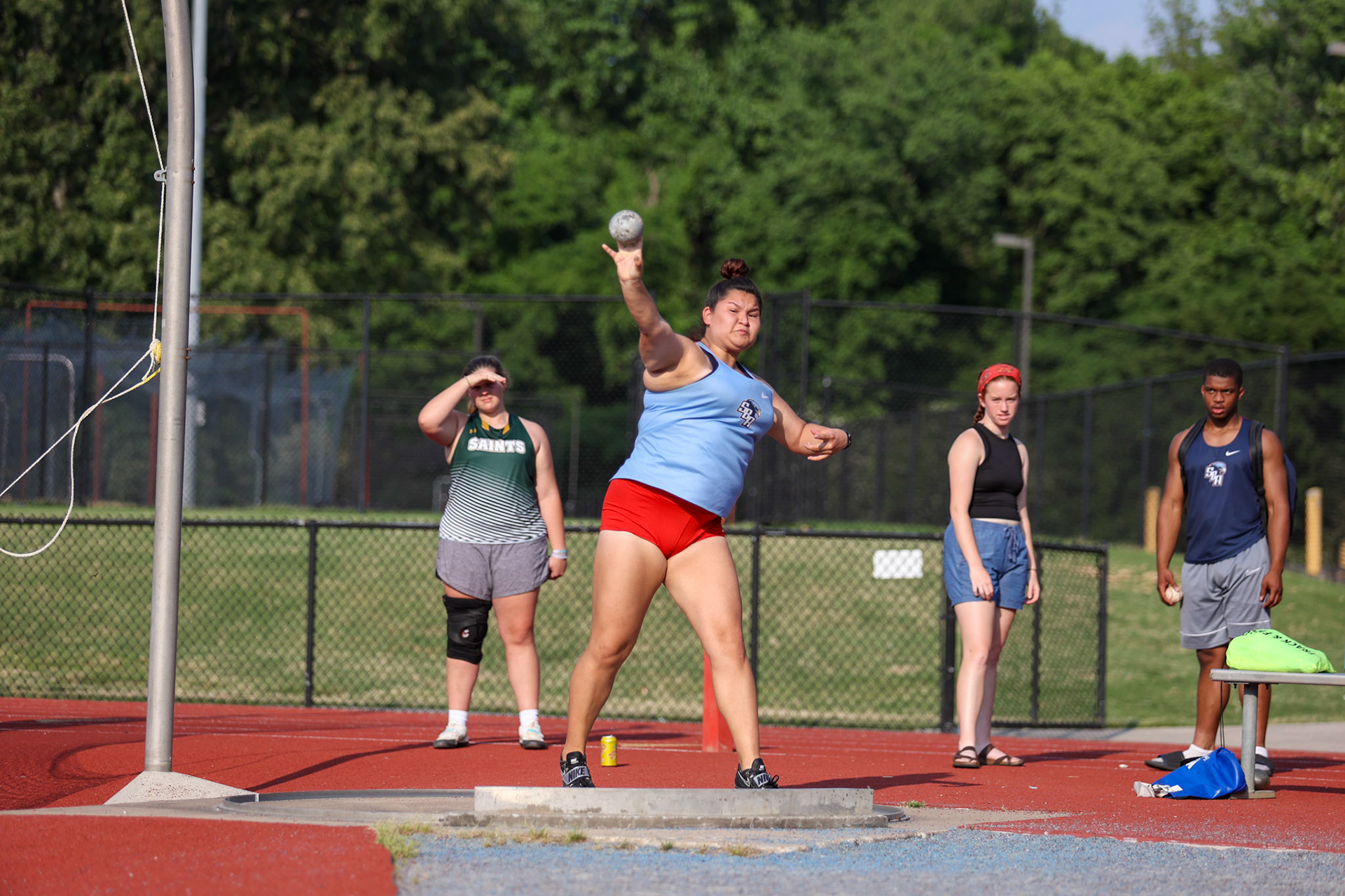 St. Benedict Track at MUS Region Meet on May 11, 2022. (Ryan Beatty/SBA)