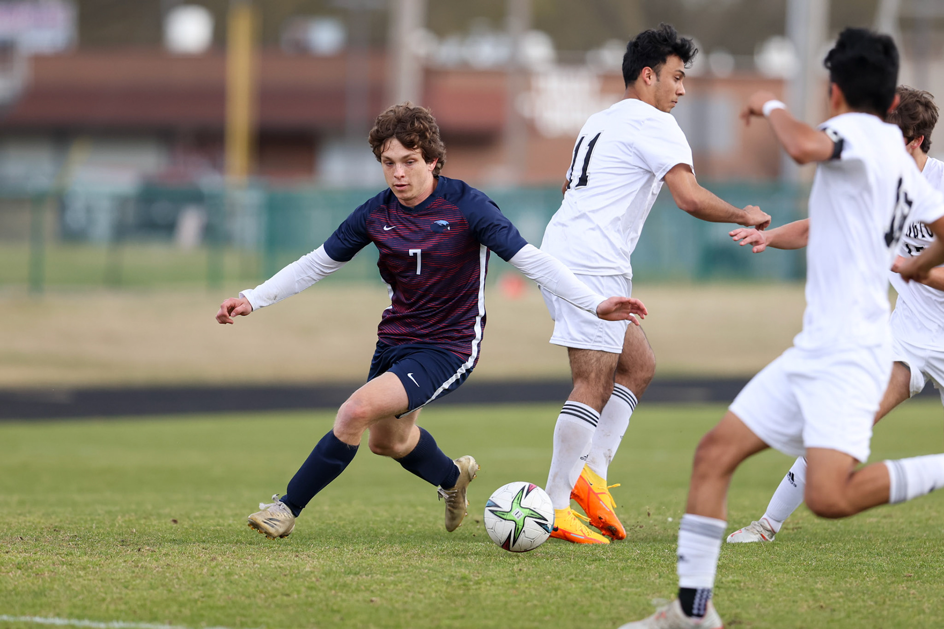 St. Benedict Soccer vs Millington on April 7, 2022 at St. Benedict At Auburndale High School in Memphis, TN. (Ryan Beatty/SBA)