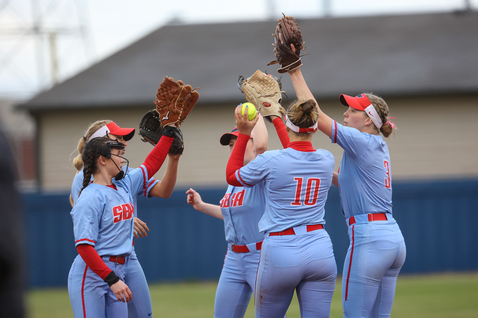 St. Benedict Softball vs Millington on Senior Night at St. Benedict at Auburndale in Memphis, TN on April 20, 2022. (Ryan Beatty/SBA)