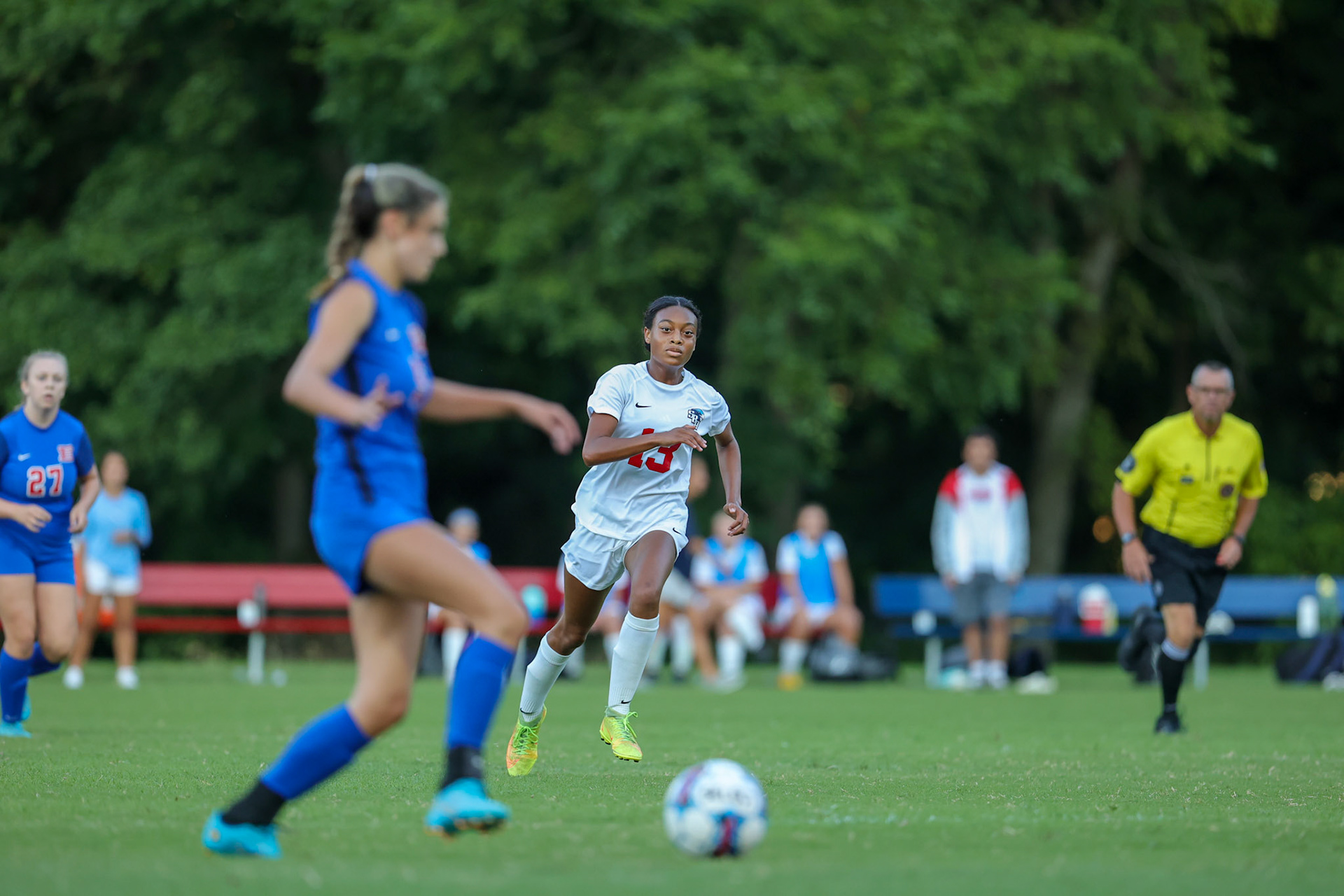 SBA Soccer vs Bartlett at Bartlett High School on Thursday, August 18, 2022. (Ryan Beatty/SBA)