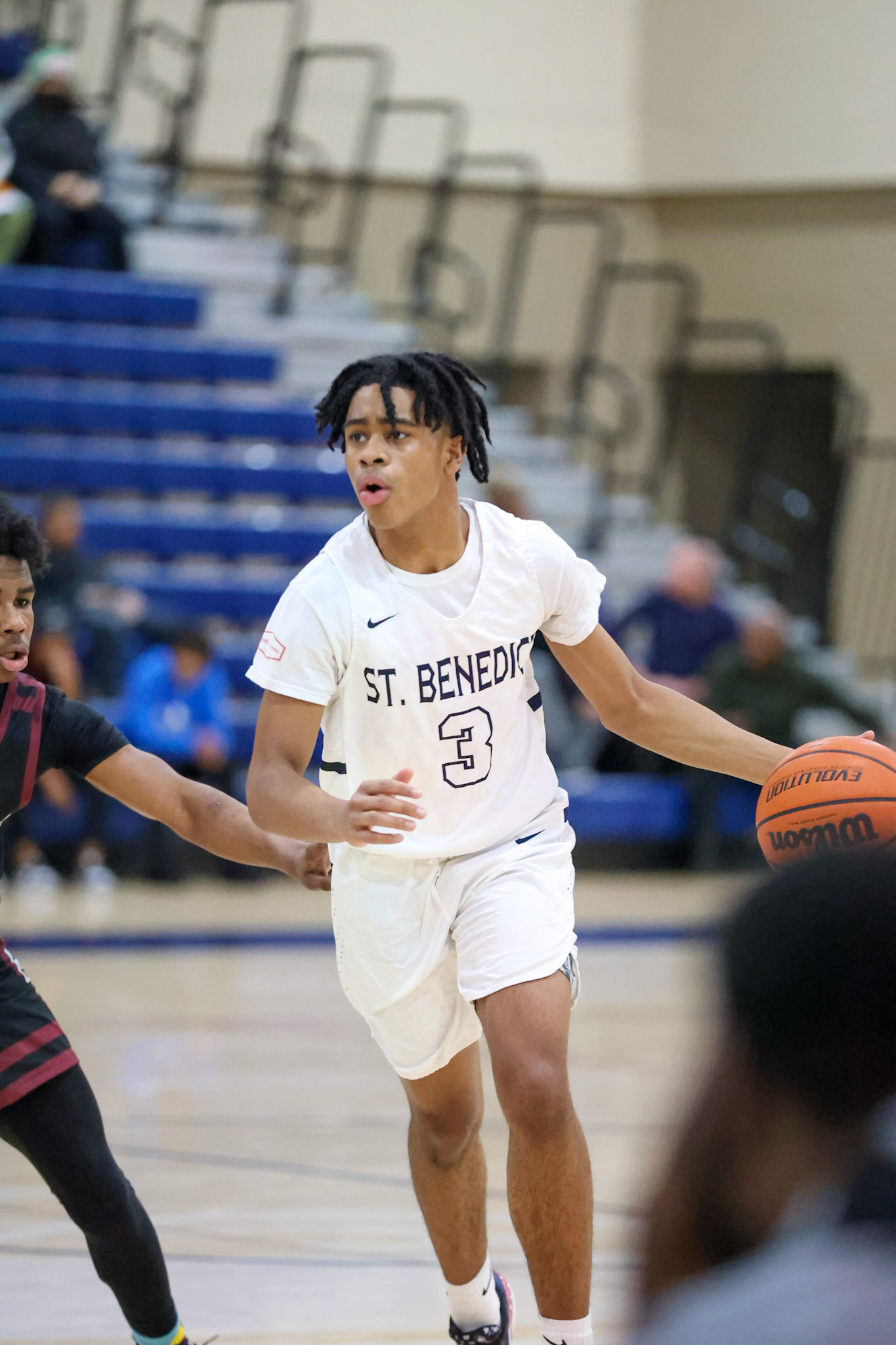 SBA Basketball vs Sacred Heart at the 2022 SBA Holiday Hoops Tournament. (Ryan Beatty Photo)