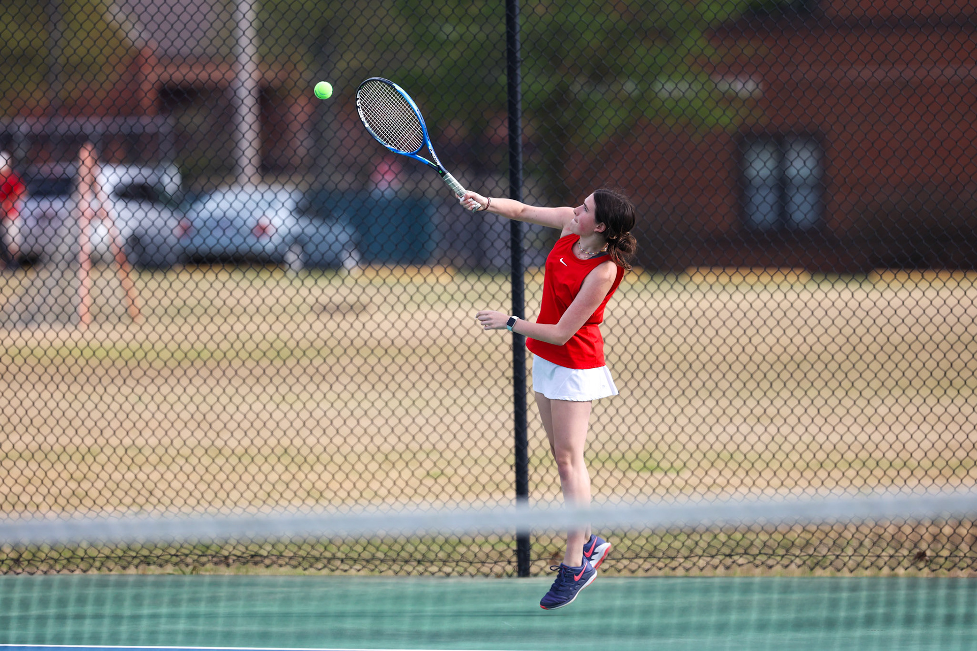SBA Tennis vs Briacrest on Monday, April 3, 2023. (Ryan Beatty Photo)
