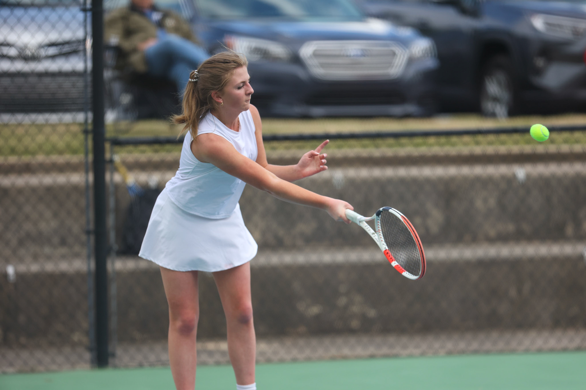 SBA Tennis vs Houston on Thursday, April 13, 2023. (Ryan Beatty Photo)