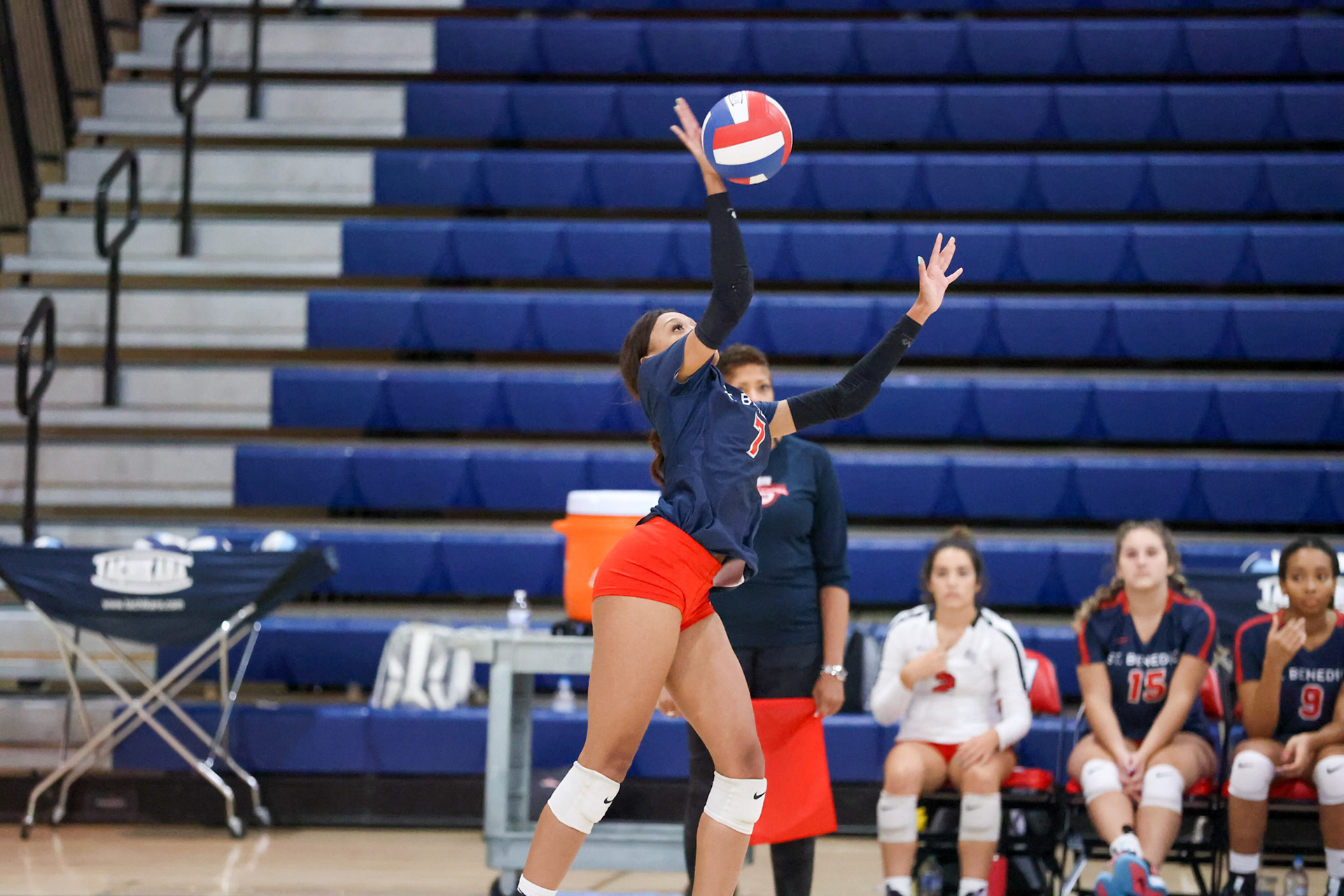 St. Benedict Volleyball vs West Memphis at St. Benedict on Monday, September 12, 2022. (Ryan Beatty/SBA)