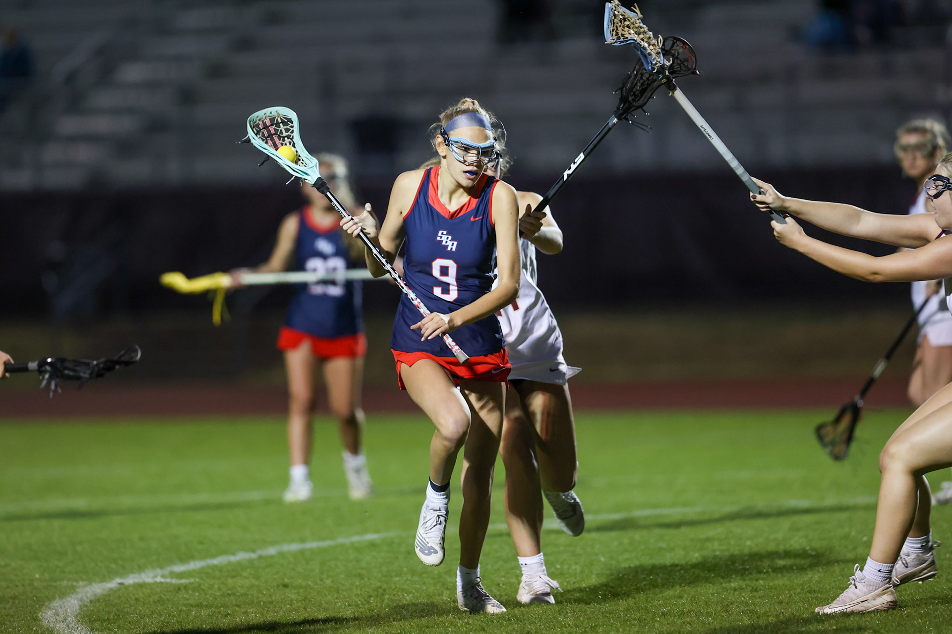 St. Benedict Lacrosse vs St. George’s at St. George’s Independent School on April 12, 2022 in Memphis, TN. (Ryan Beatty/SBA)