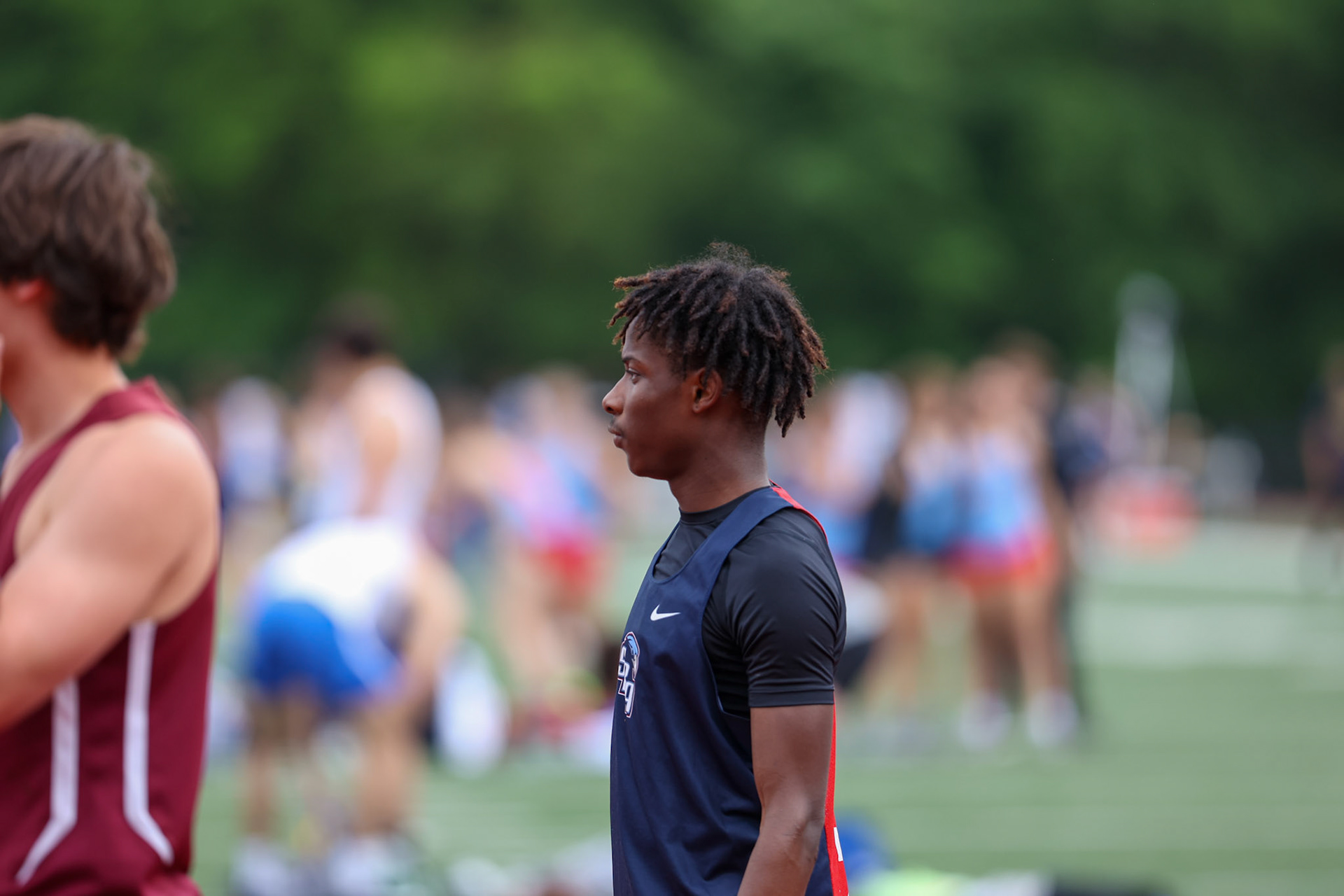 St. Benedict Track at Memphis University School in Memphis, TN on May 3, 2022. (Ryan Beatty/SBA)