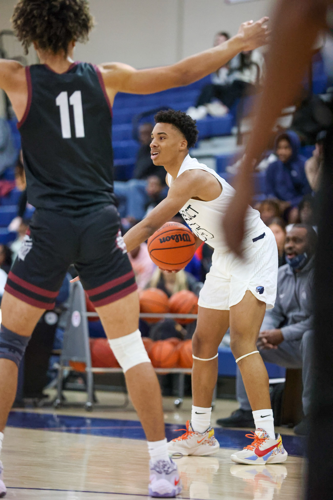 SBA Basketball vs Sacred Heart at the 2022 SBA Holiday Hoops Tournament. (Ryan Beatty Photo)