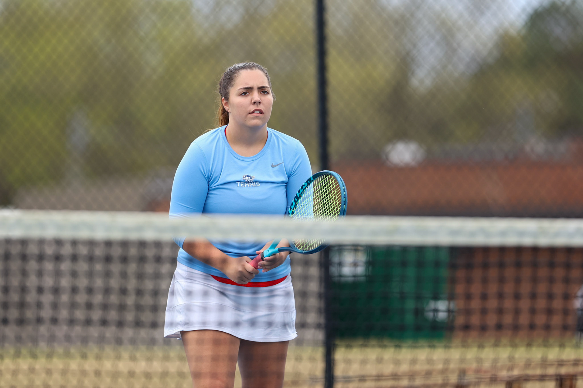 St. Benedict Tennis vs Brighton Cardinals on Wednesday April 6, 2022 at St. Benedict At Auburndale High School in Memphis, TN. (Ryan Beatty/SBA)