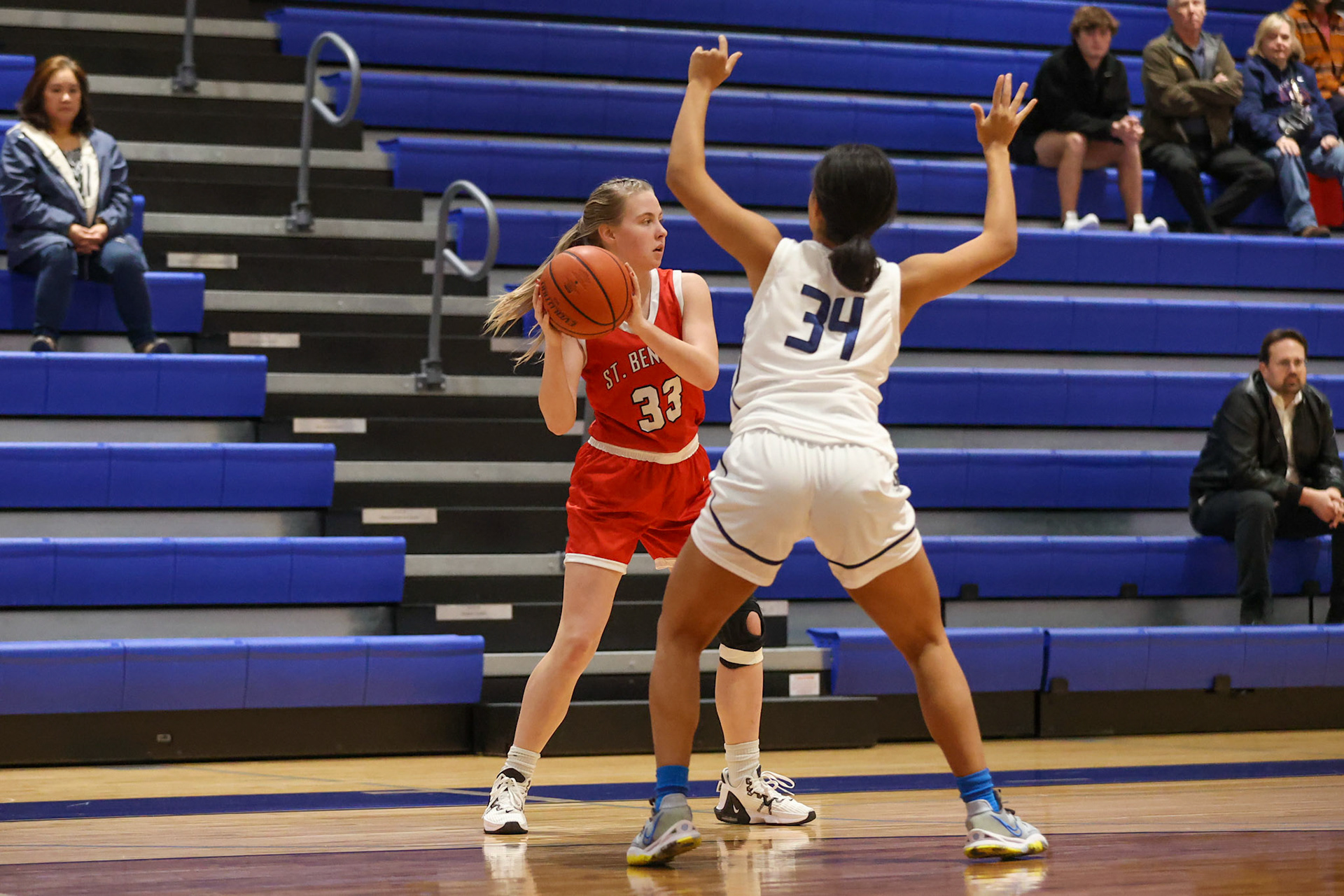 SBA Girls Basketball vs St. Mary’s. (Ryan Beatty Photo)