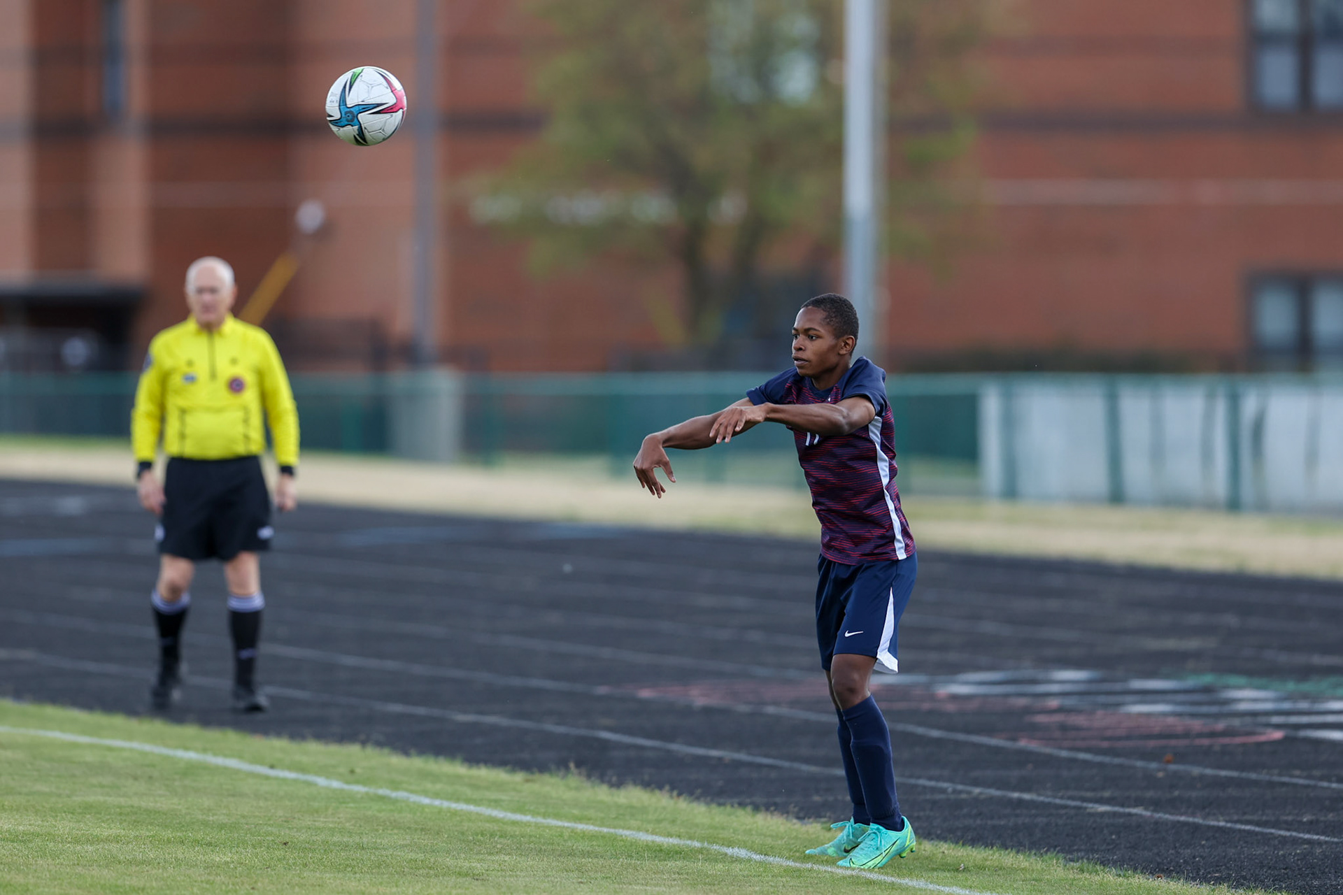 St. Benedict Soccer vs Millington on April 7, 2022 at St. Benedict At Auburndale High School in Memphis, TN. (Ryan Beatty/SBA)
