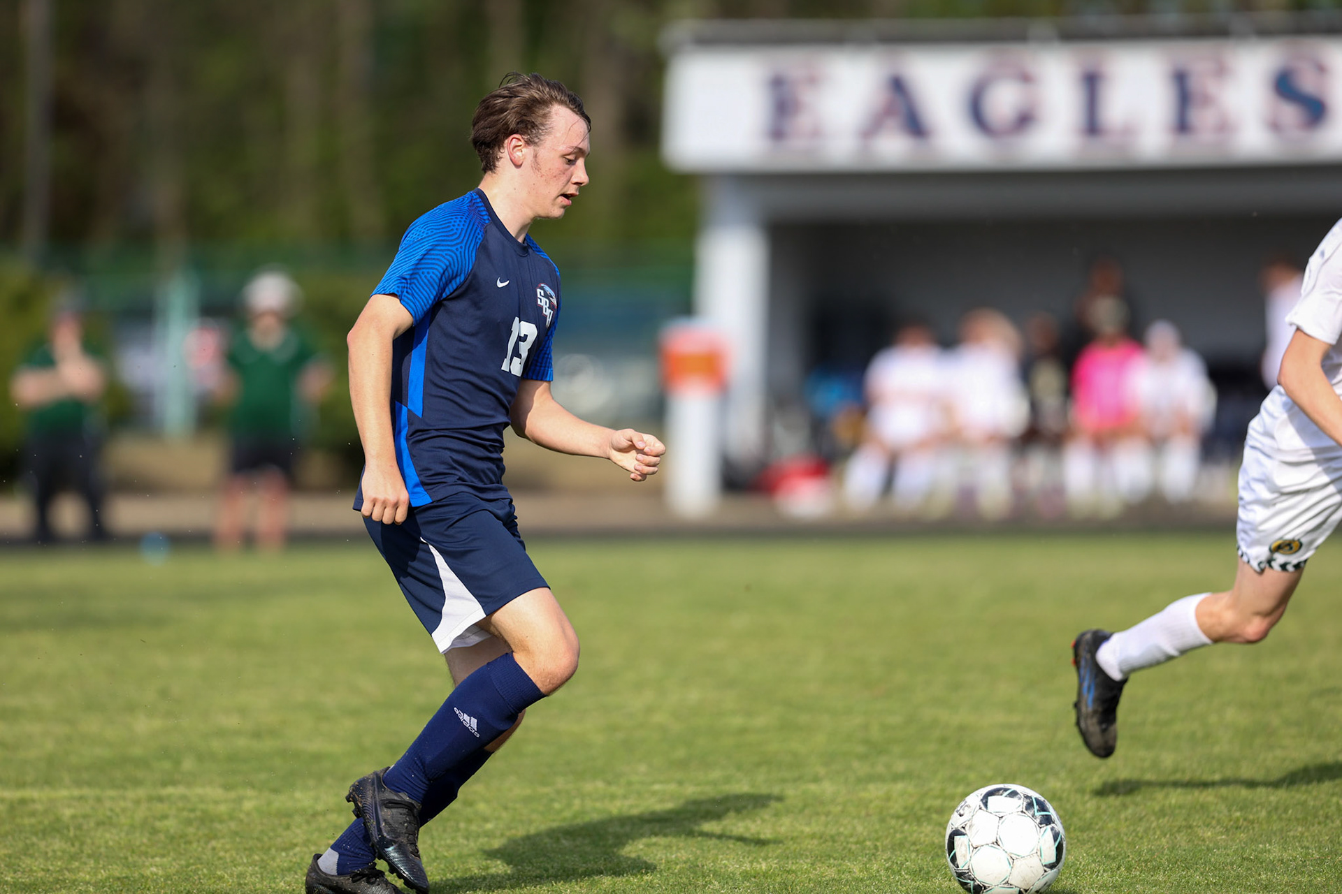 St. Benedict Soccer vs Briarcrest at St. Benedict at Auburndale High School in Memphis, TN on April 21, 2022. (Ryan Beatty/SBA)