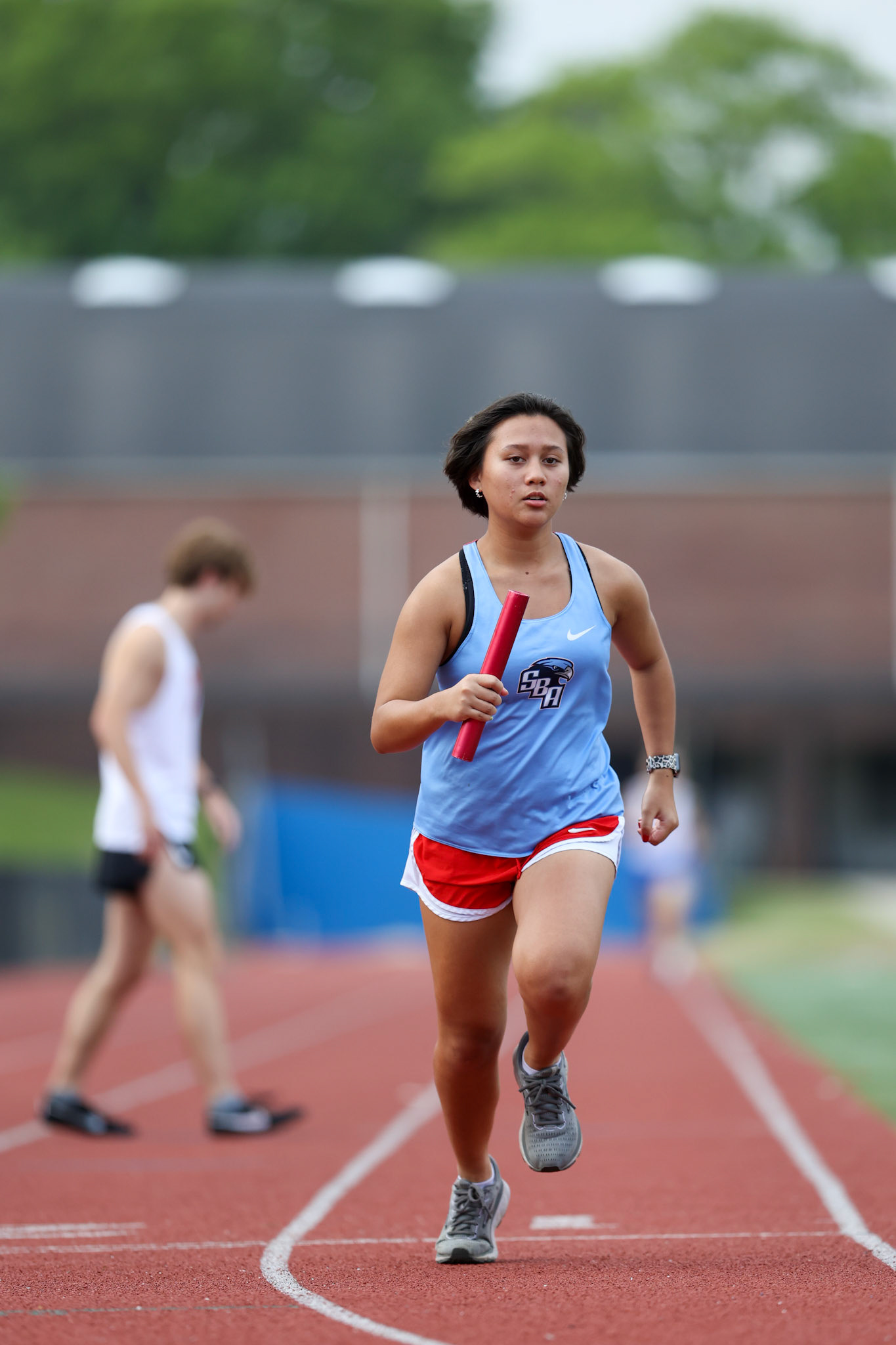 St. Benedict Track at Memphis University School in Memphis, TN on May 3, 2022. (Ryan Beatty/SBA)