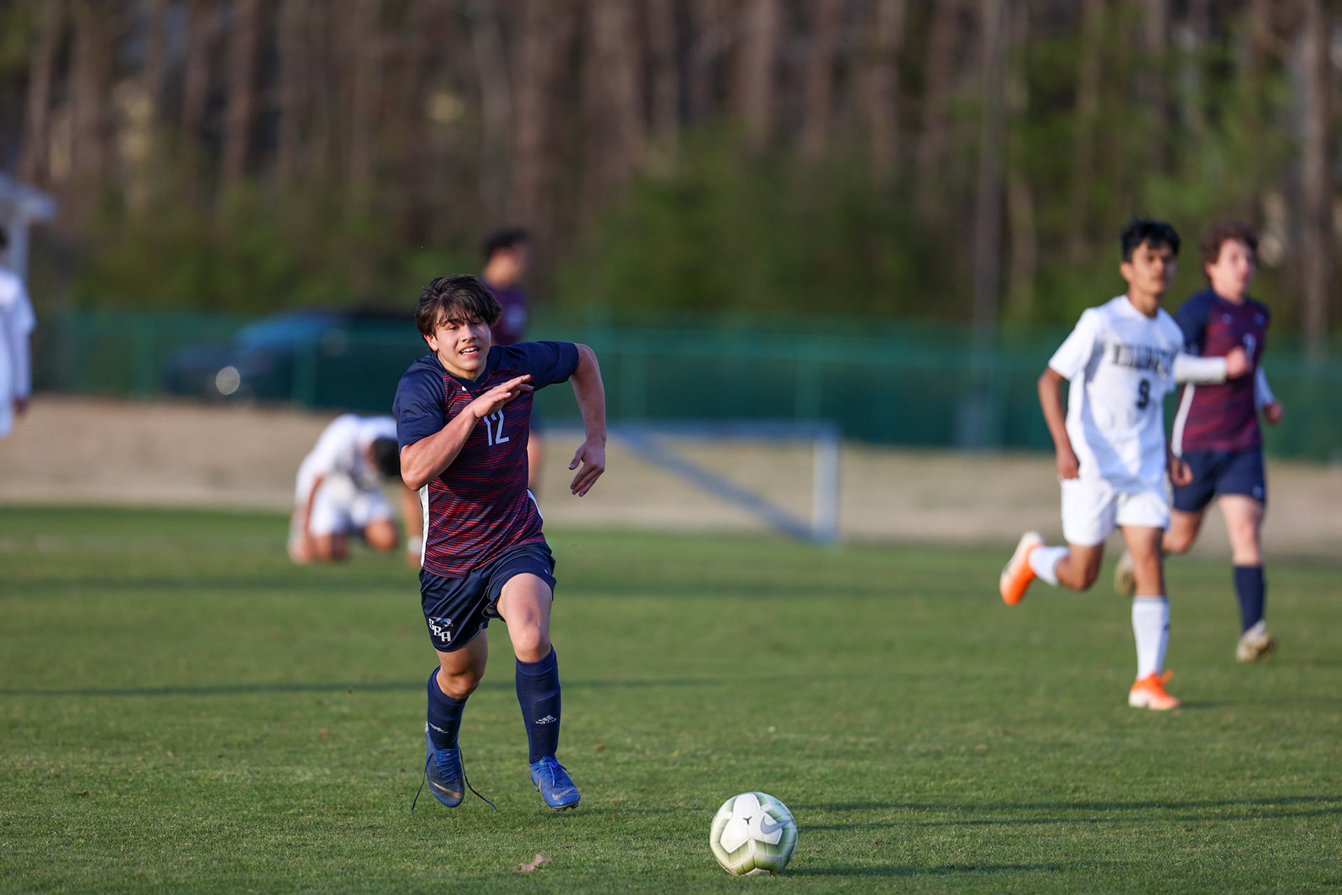 St. Benedict Soccer vs Millington on April 7, 2022 at St. Benedict At Auburndale High School in Memphis, TN. (Ryan Beatty/SBA)