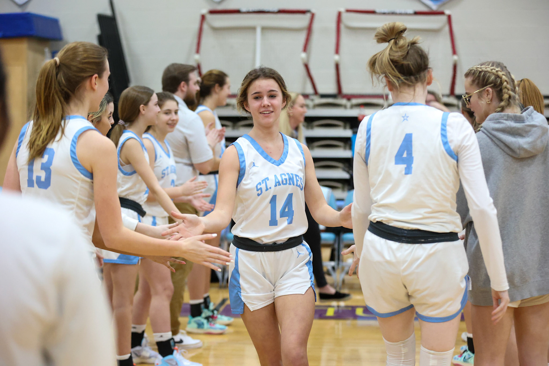 SBA Girls Basketball vs St. Agnes on Monday, January 23, 2022. (Ryan Beatty Photo)