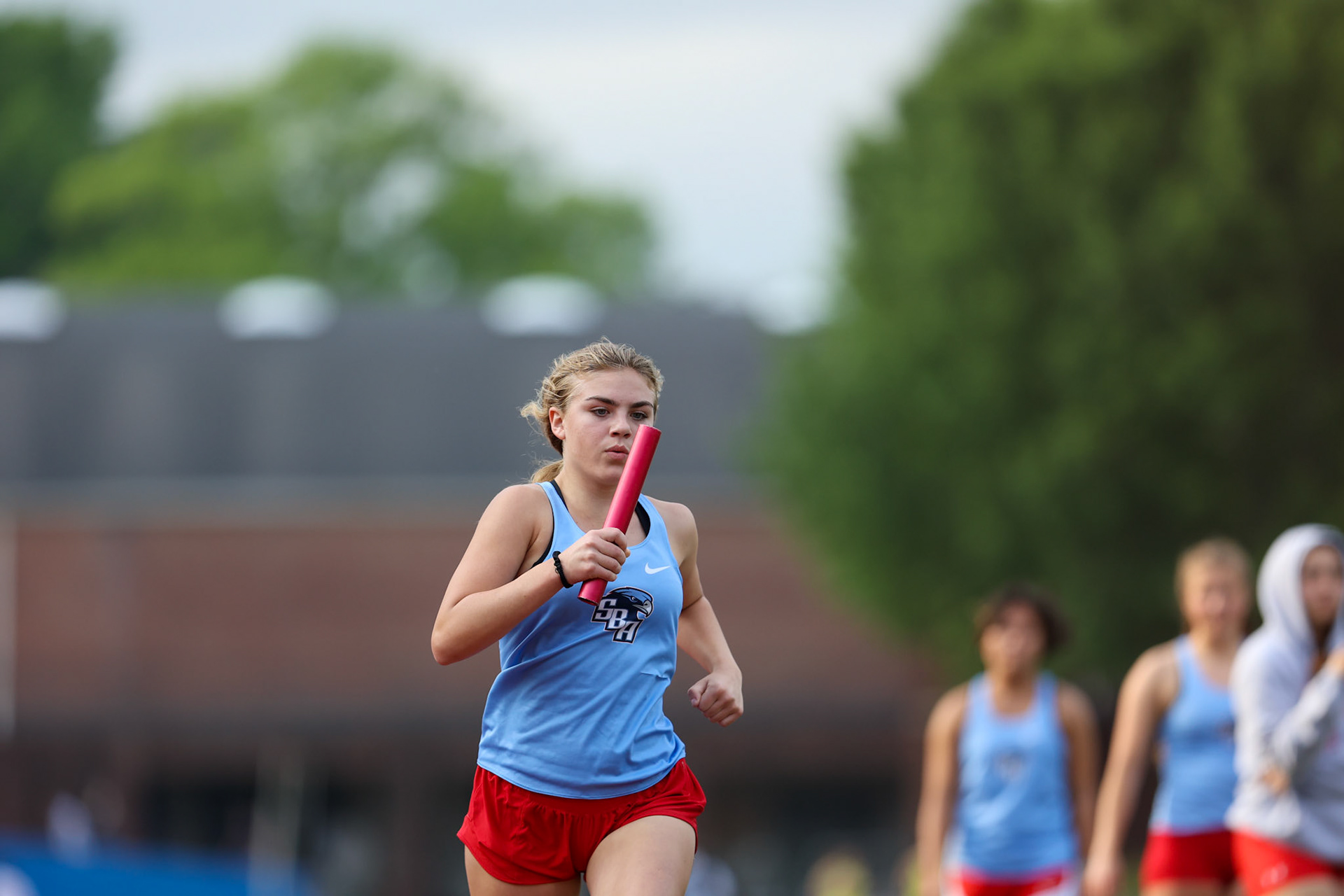 St. Benedict Track at Memphis University School in Memphis, TN on May 3, 2022. (Ryan Beatty/SBA)