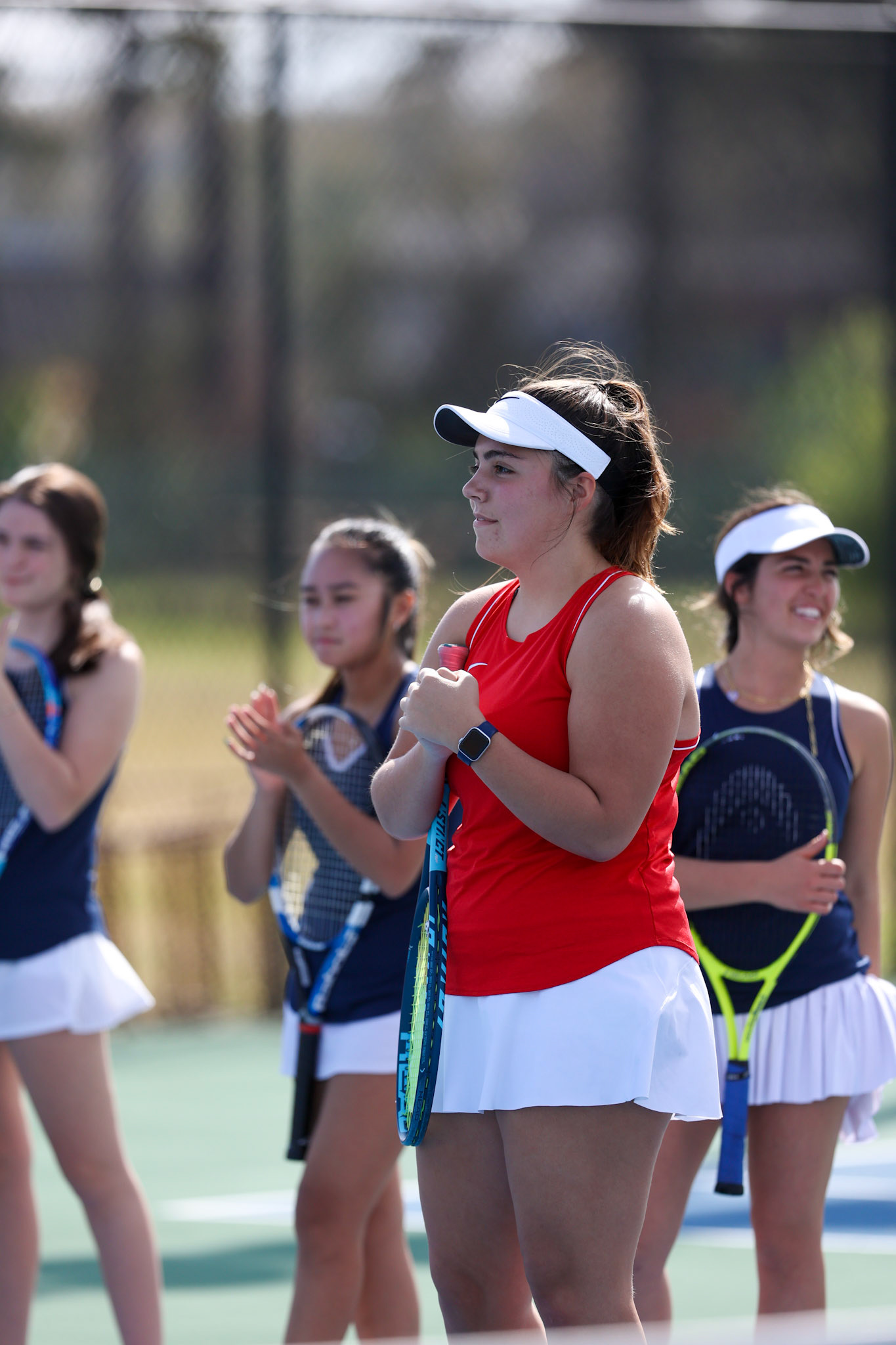 St. Benedict Tennis vs St. Mary’s on April 5, 2022 at St. Benedict at Auburndale High School in Memphis, TN. (Ryan Beatty/SBA)