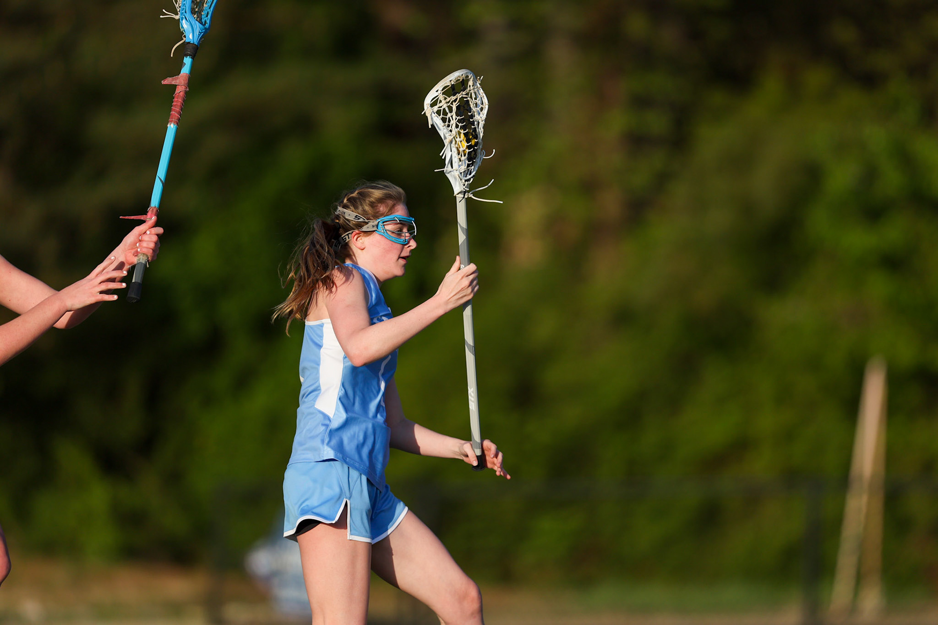 St. Benedict Girls Lacrosse vs St. Agnes on Senior Night at St. Benedict at Auburndale in Memphis, TN on April 19, 2022. (Ryan Beatty/SBA)