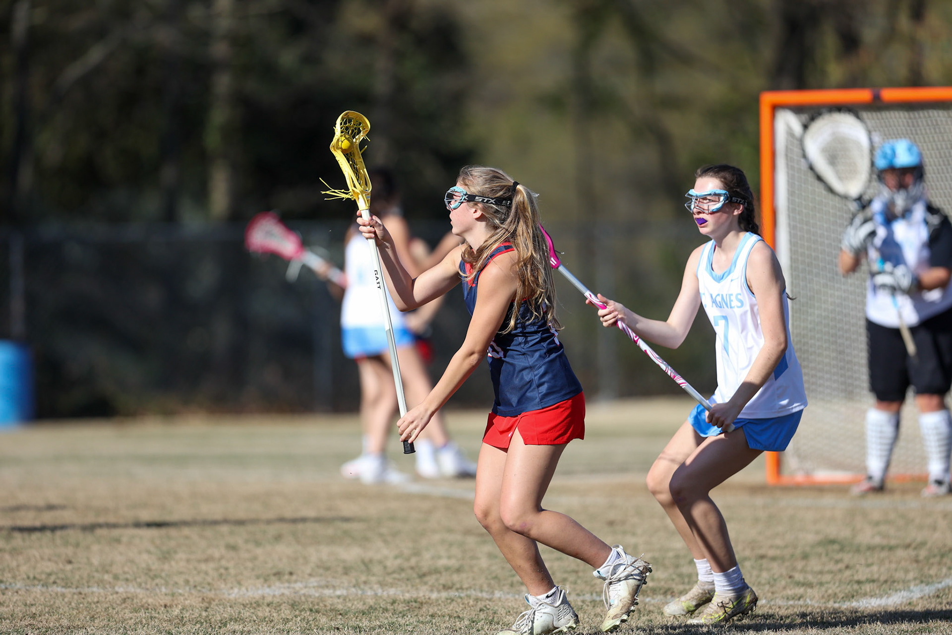 St. Benedict Girls Lacrosse vs St. Agnes on April 5, 2022 at St. Agnes Academy in Memphis, TN. (Ryan Beatty/SBA)