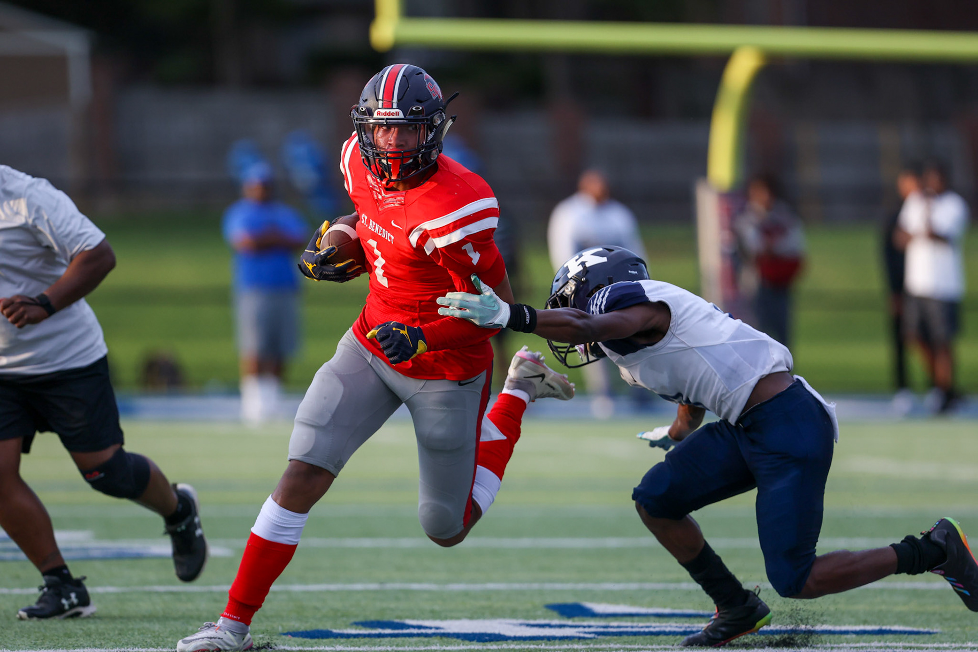 SBA Football Scrimmage on Friday, August 5, 2022 at St. Benedict at Auburndale in Memphis, TN. (Ryan Beatty/SBA)