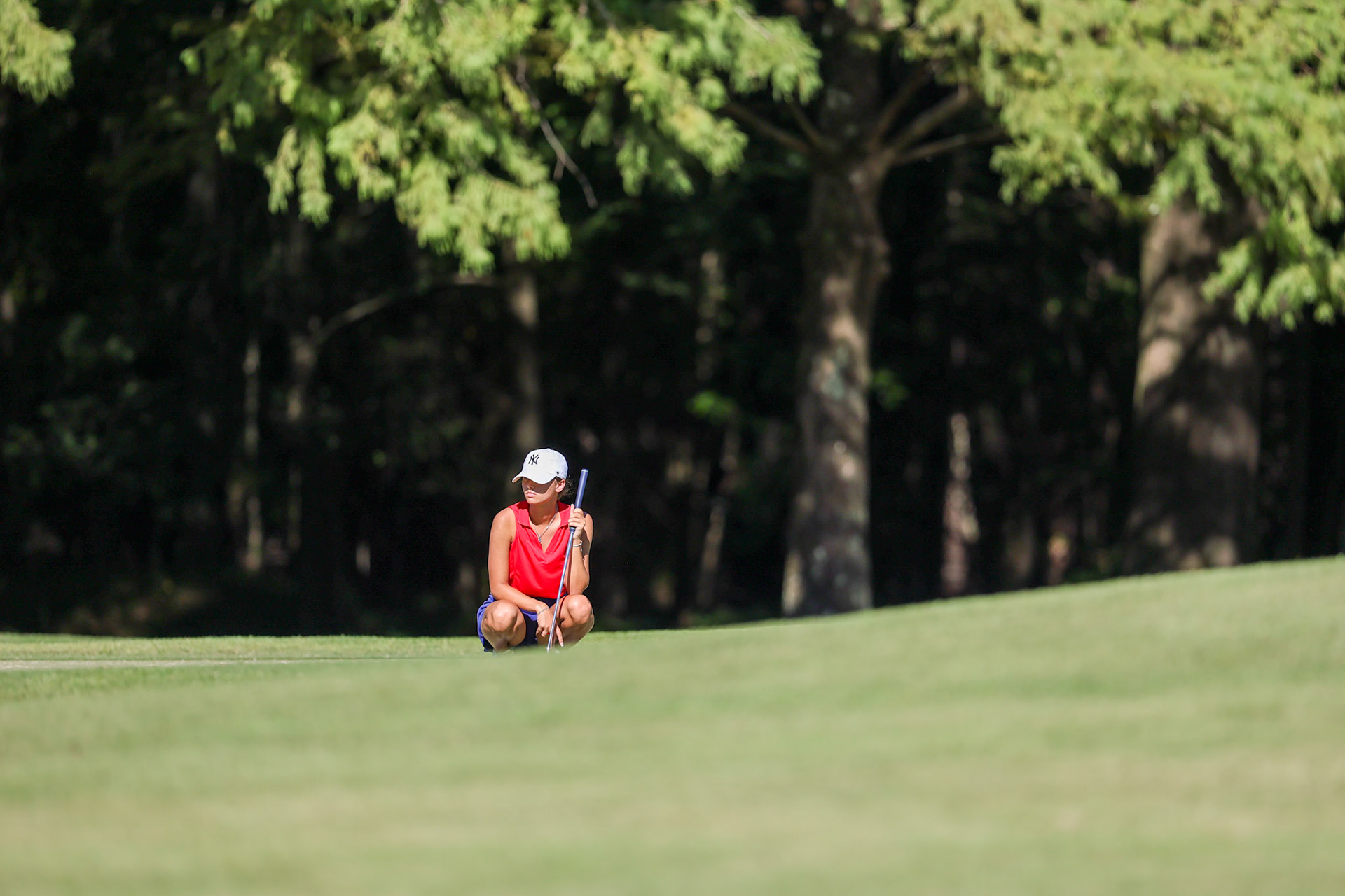 St. Benedict Girls Golf at Windyke on August 31, 2022. (Ryan Beatty/SBA)