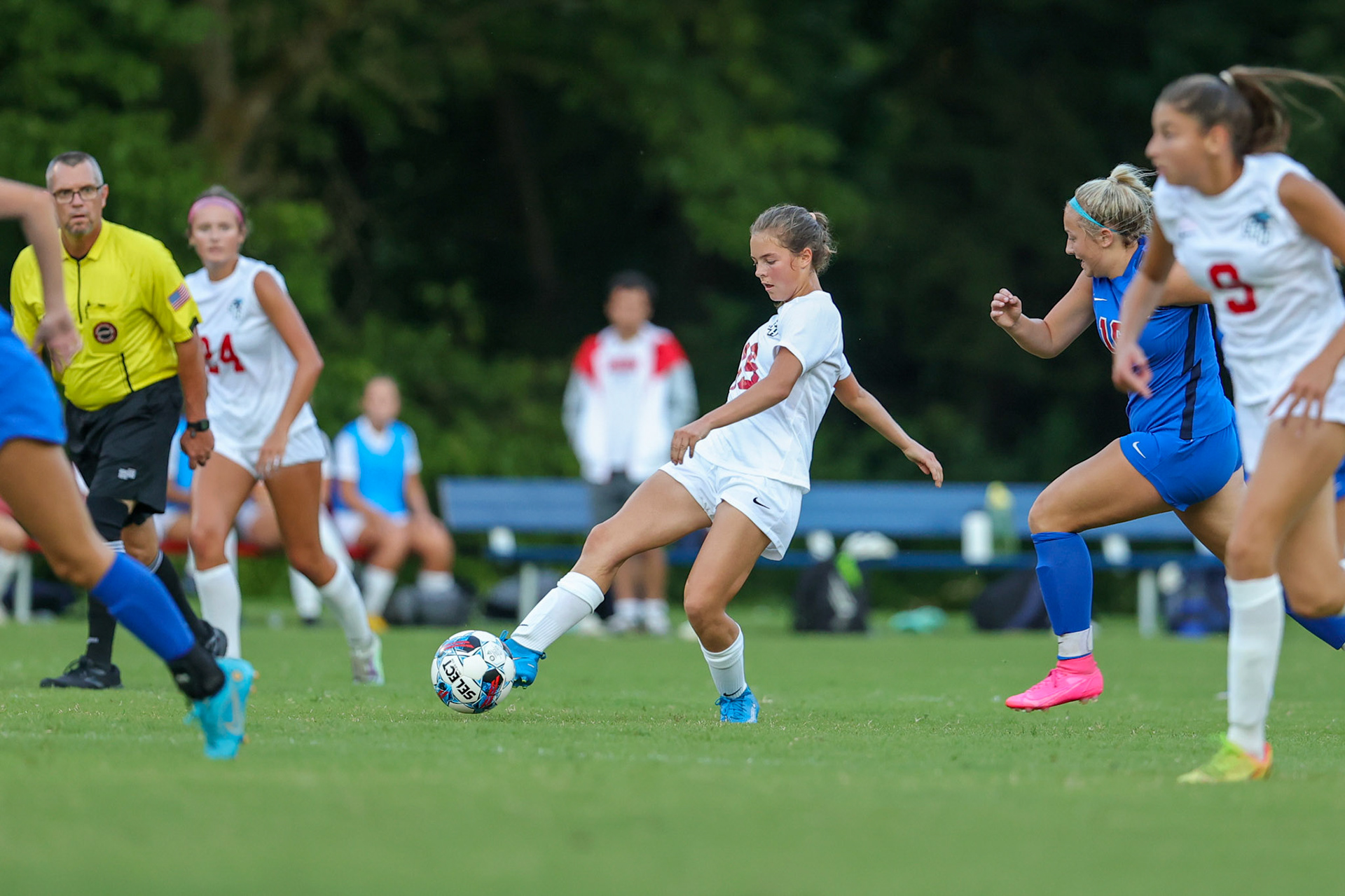 SBA Soccer vs Bartlett at Bartlett High School on Thursday, August 18, 2022. (Ryan Beatty/SBA)