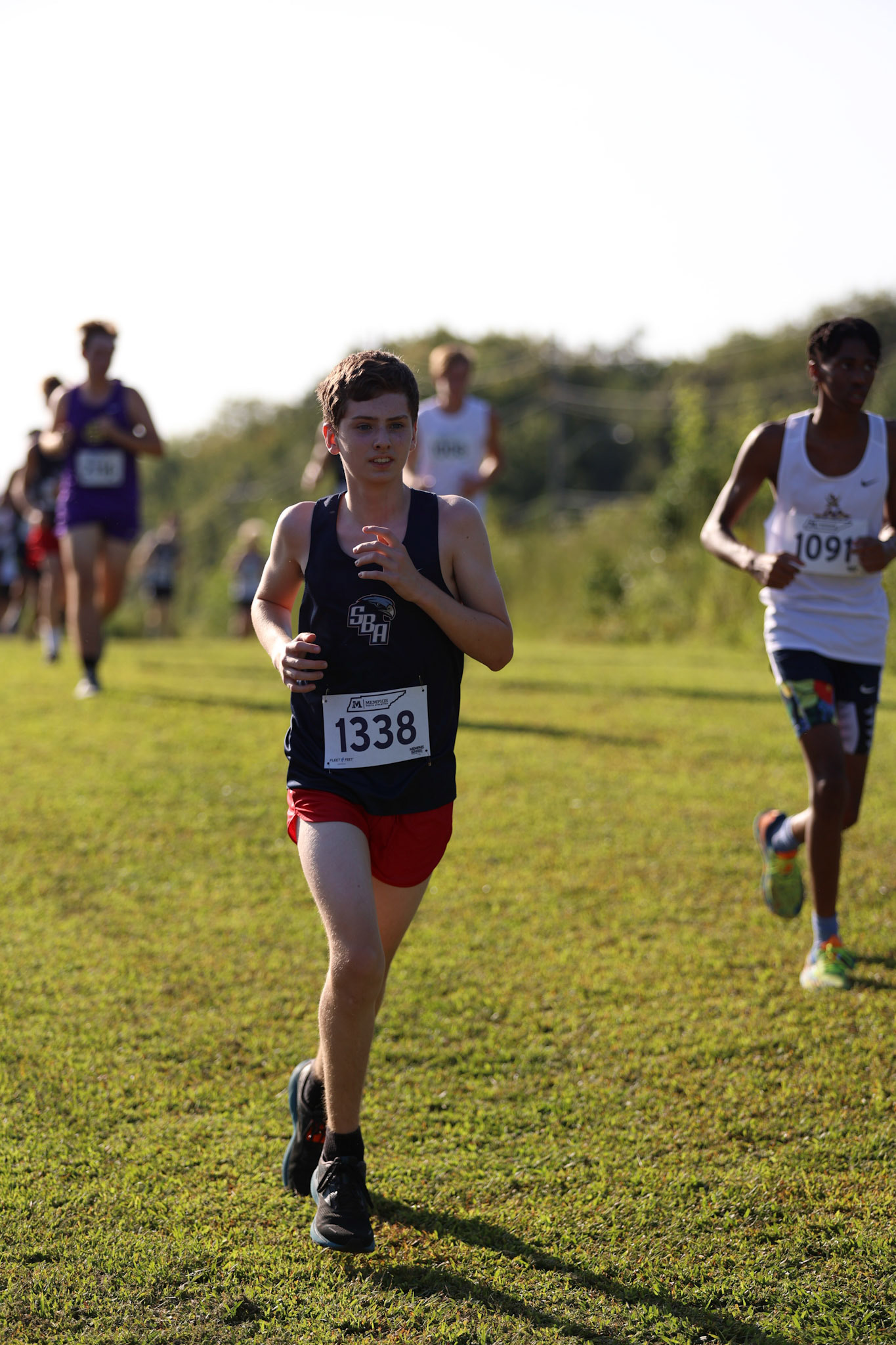 St. Benedict Cross Country MYA Meet 1 at Shelby Farms on Wednesday, September 14, 2022. (Ryan Beatty/SBA)