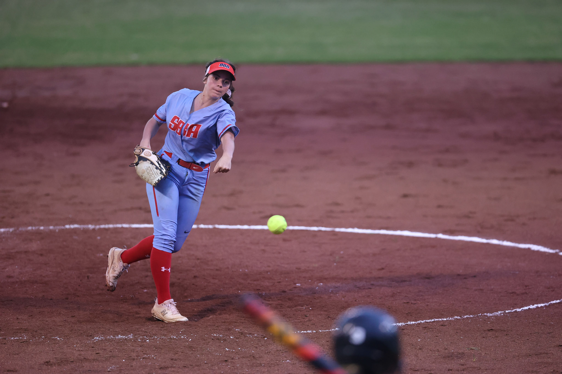 St. Benedict Softball vs Millington on Senior Night at St. Benedict at Auburndale in Memphis, TN on April 20, 2022. (Ryan Beatty/SBA)