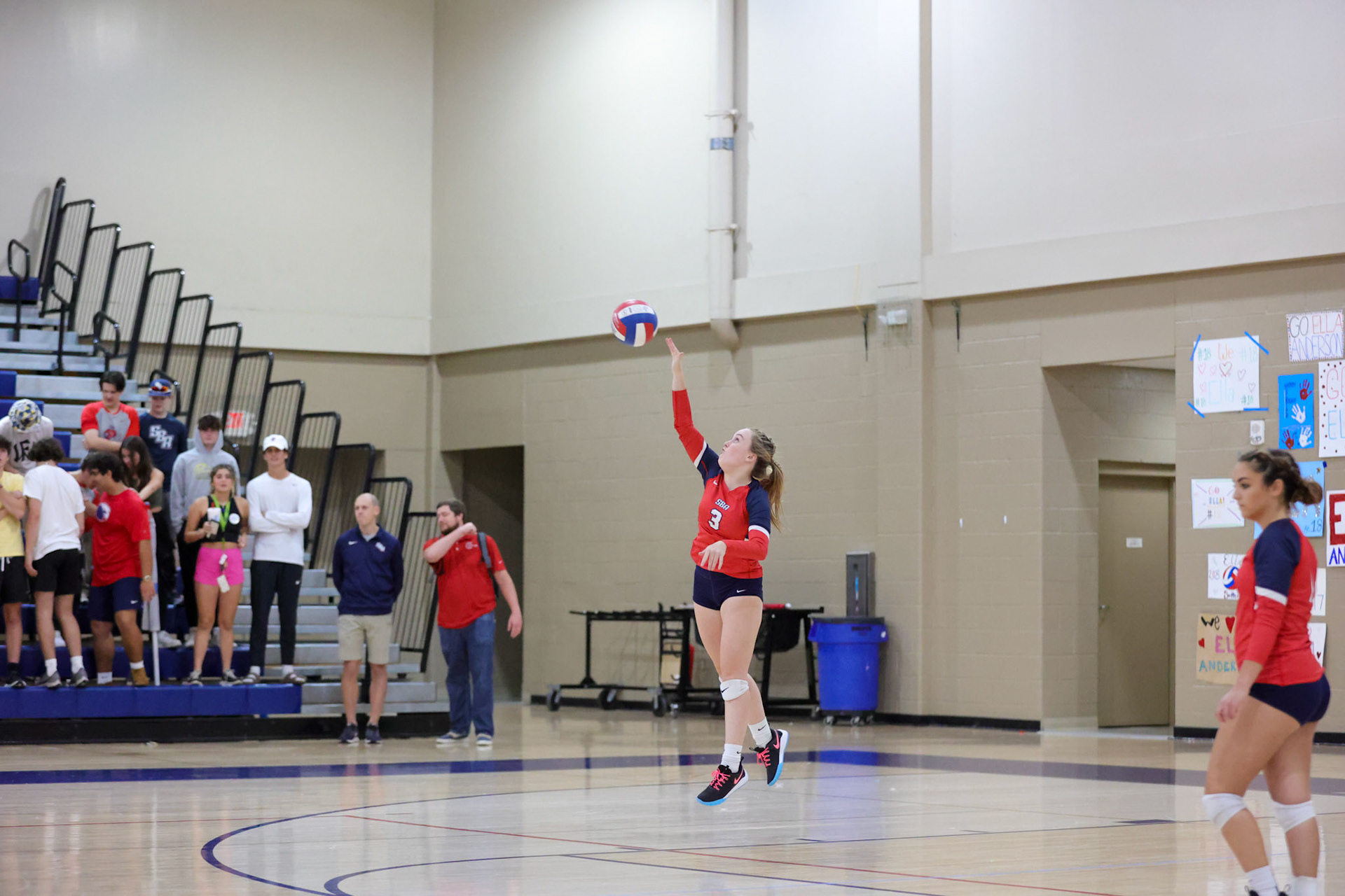 St. Benedict Volleyball vs White Station at St. Benedict at Auburndale in Memphis, TN on Thursday, September 22, 2022. (Ryan Beatty/SBA)