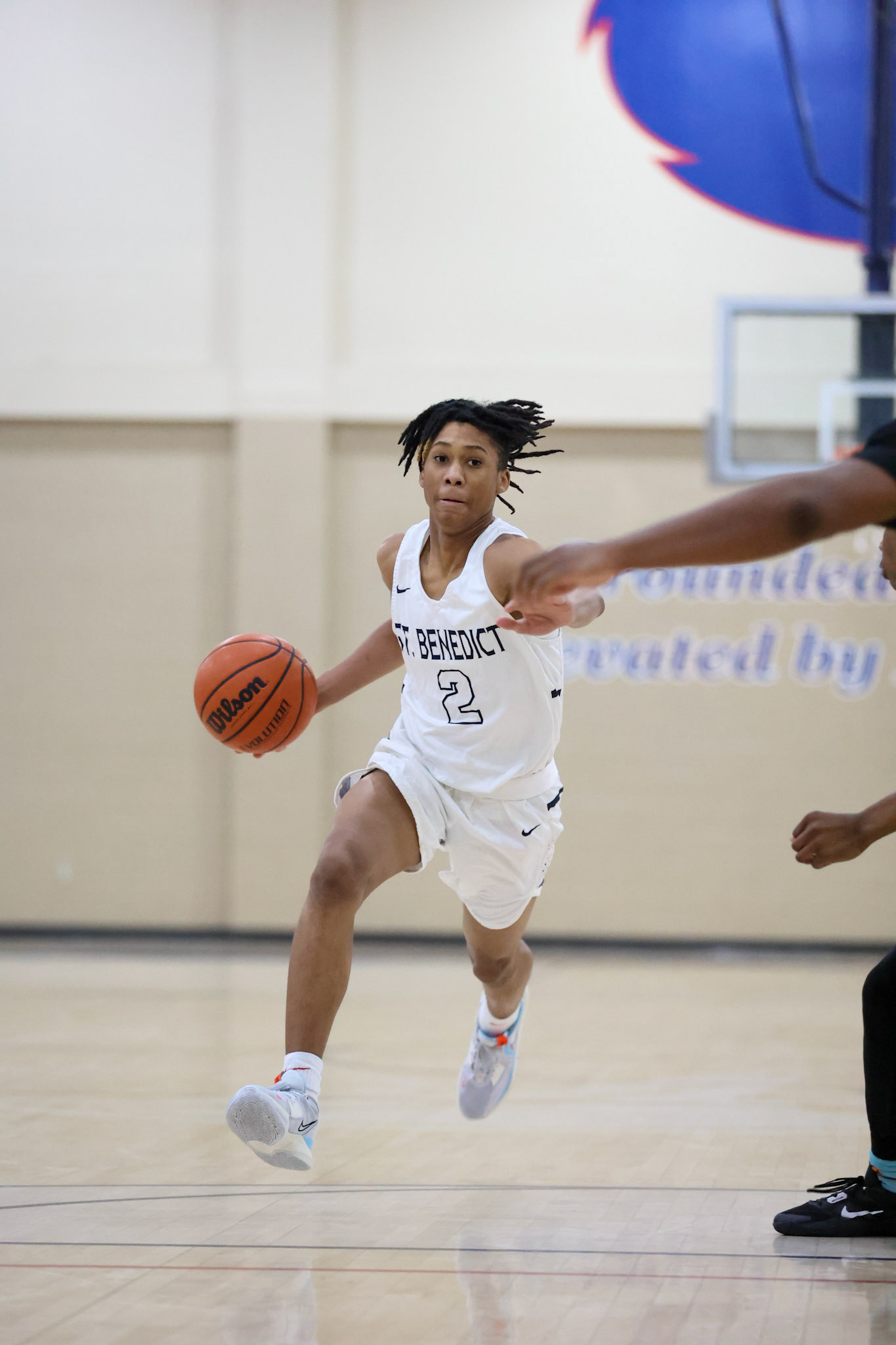 SBA Basketball vs Sacred Heart at the 2022 SBA Holiday Hoops Tournament. (Ryan Beatty Photo)