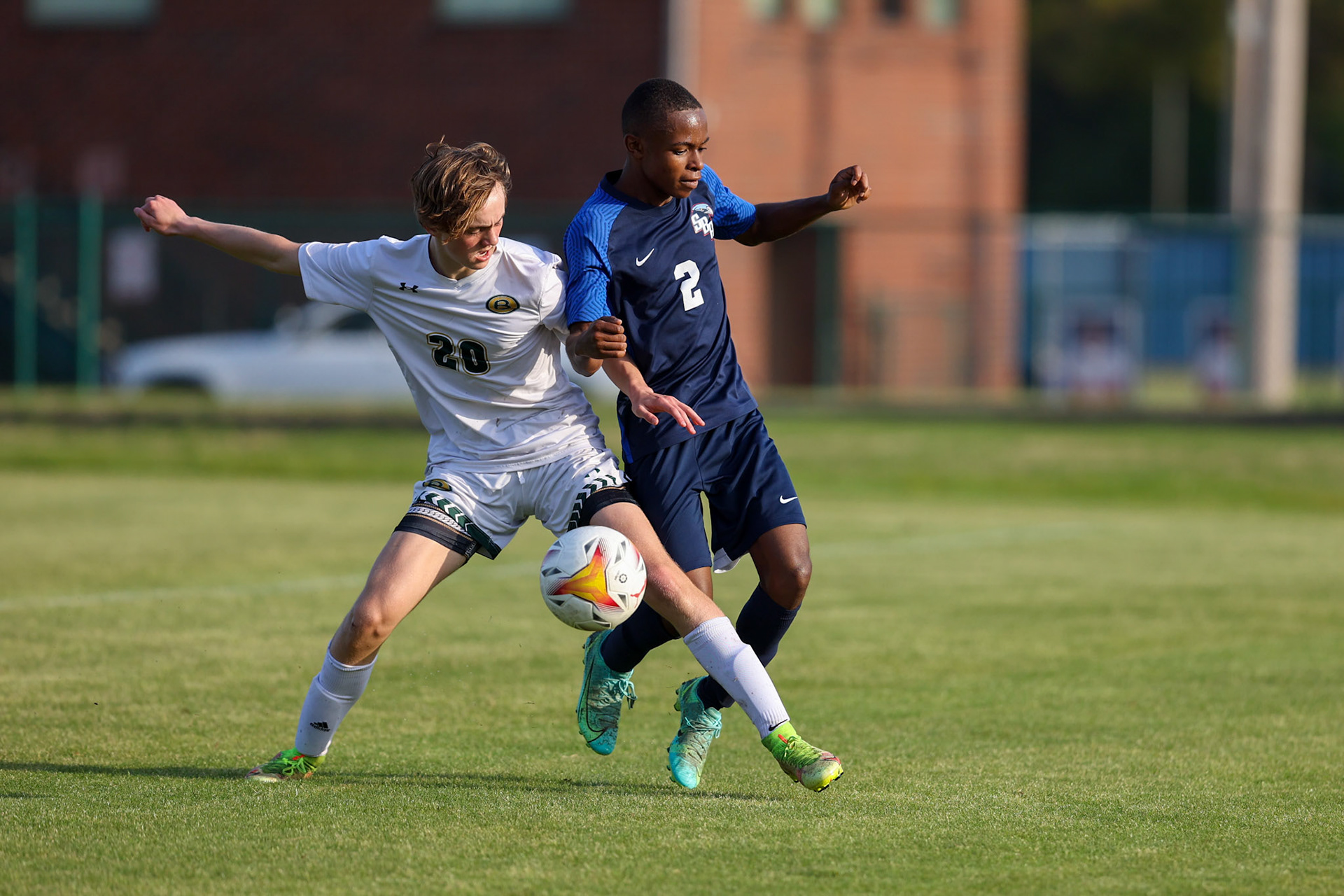 St. Benedict Soccer vs Briarcrest at St. Benedict at Auburndale High School in Memphis, TN on April 21, 2022. (Ryan Beatty/SBA)