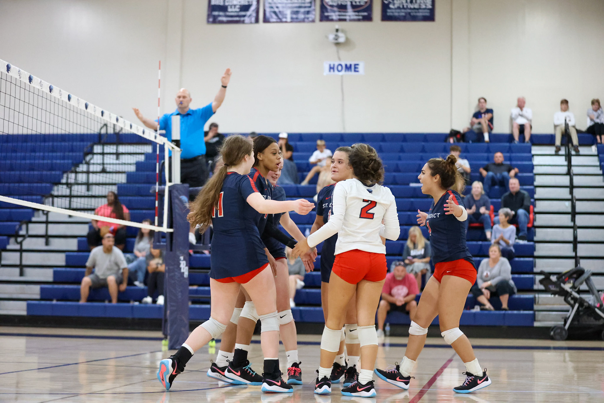 St. Benedict Volleyball vs West Memphis at St. Benedict on Monday, September 12, 2022. (Ryan Beatty/SBA)