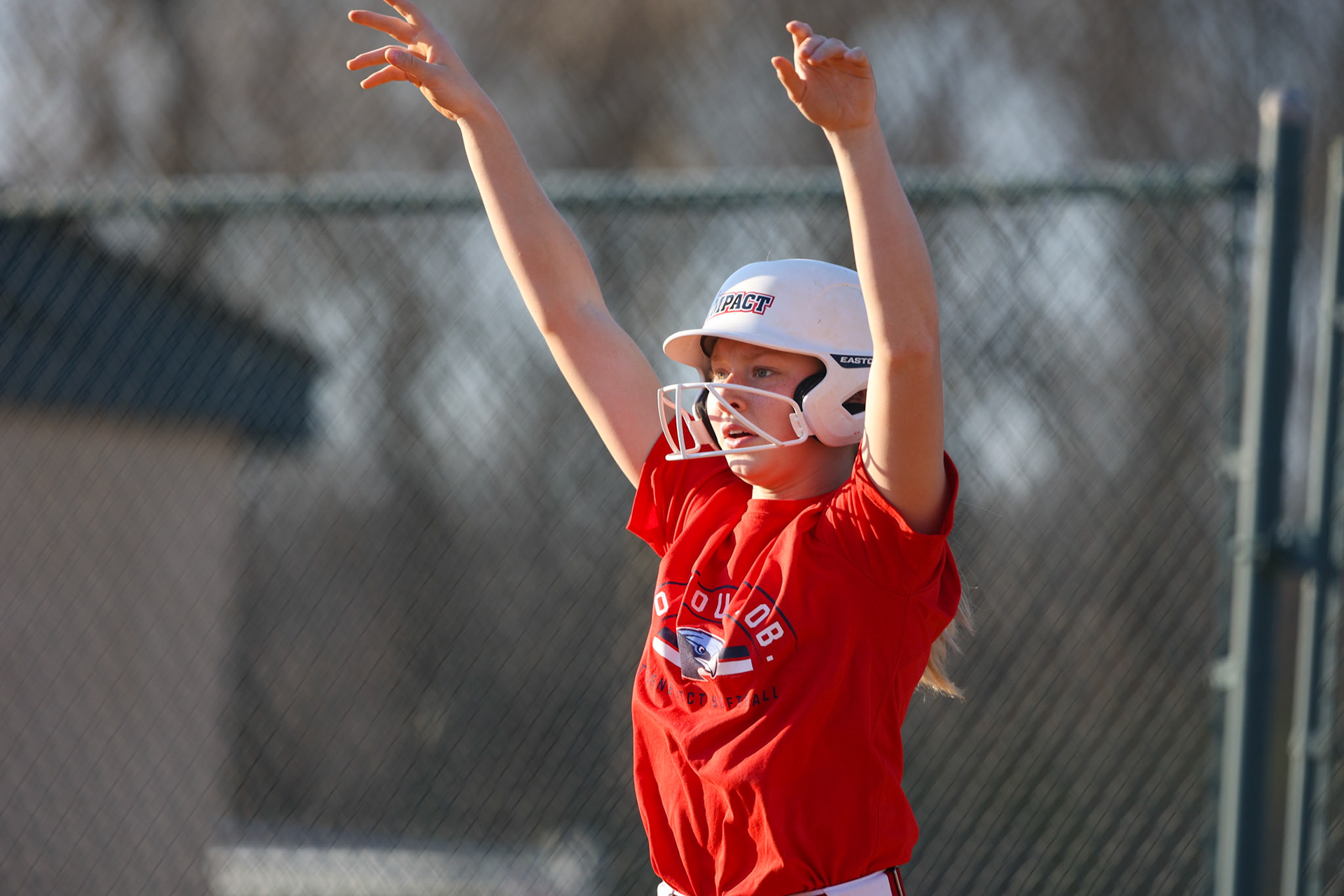St. Benedict Softball vs Bartlett High School on March 3, 2022 at W.J. Freeman Park in Memphis, TN (Ryan Beatty/SBA)