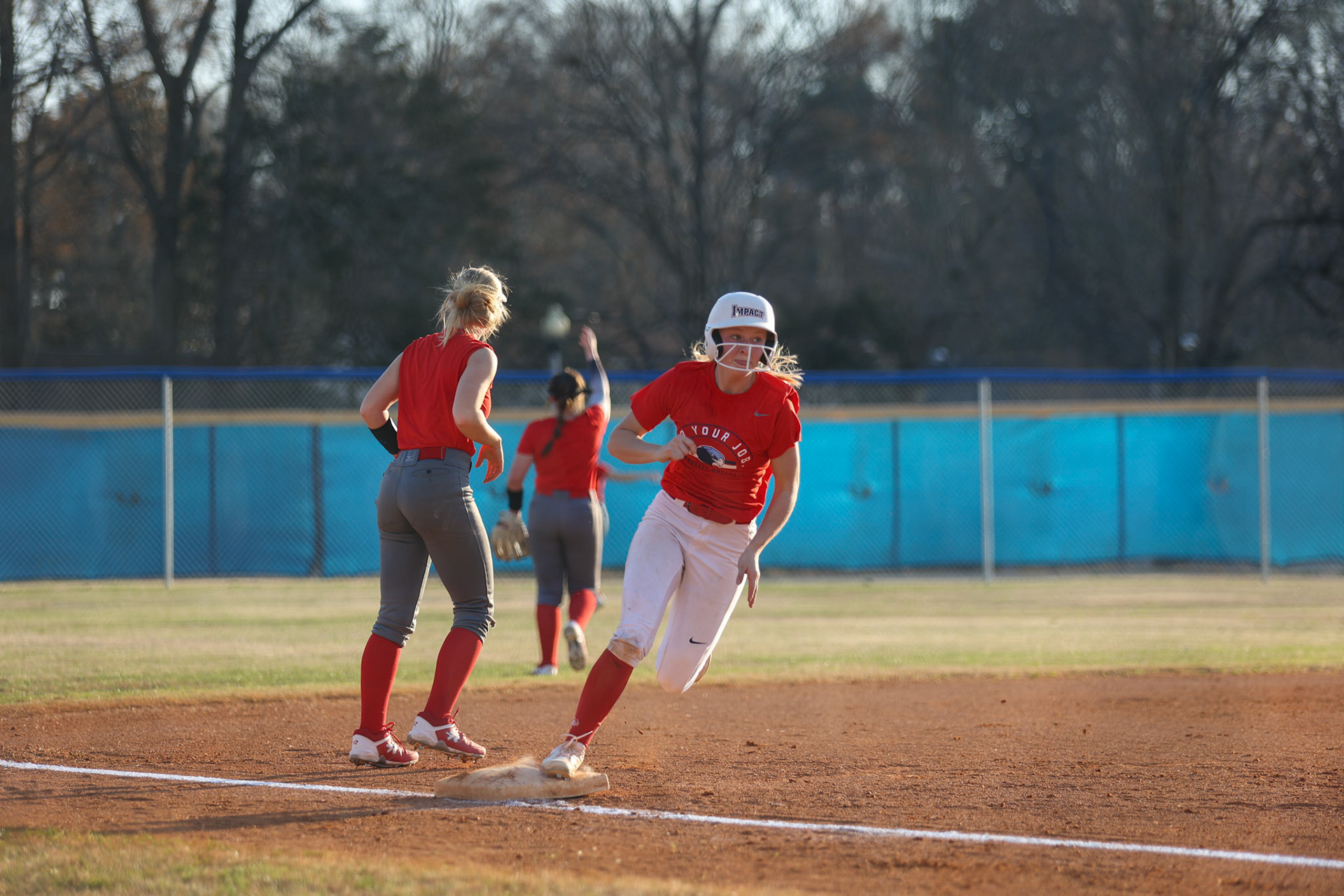 St. Benedict Softball vs Bartlett High School on March 3, 2022 at W.J. Freeman Park in Memphis, TN (Ryan Beatty/SBA)