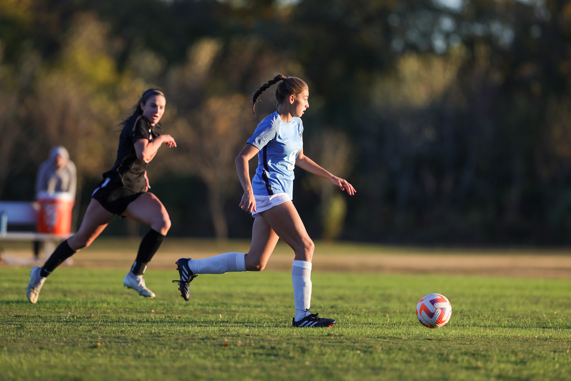 SBA Girl’s Soccer vs. Ensworth in the first round of the TSSAA State Tournament in Nashville, TN, on Oct. 17, 2022. (Ryan Beatty/SBA)