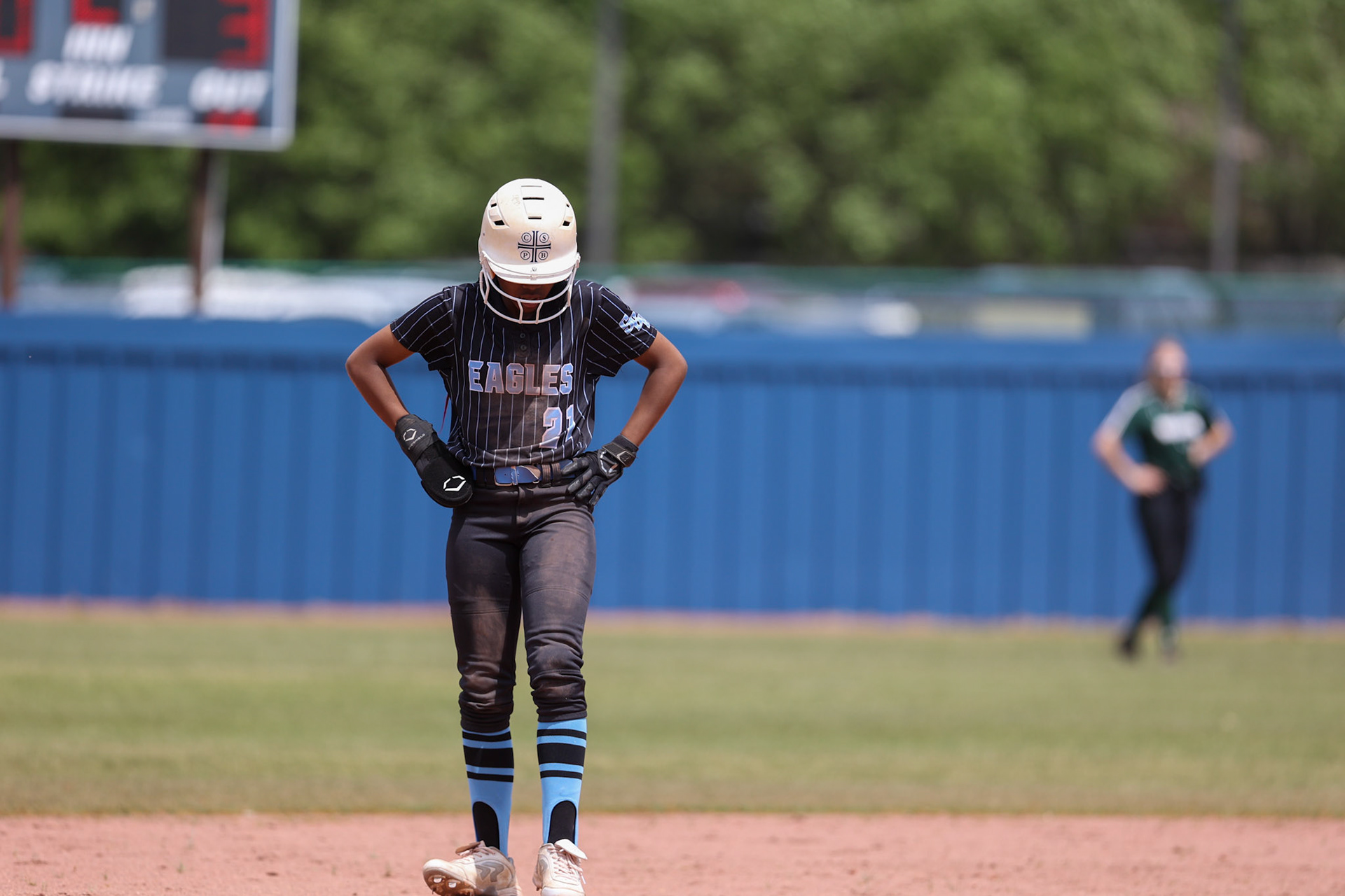 St. Benedict Softball vs Briarcrest at St. Benedict at Auburndale High School on April 23, 2022.  (Ryan Beatty/SBA)